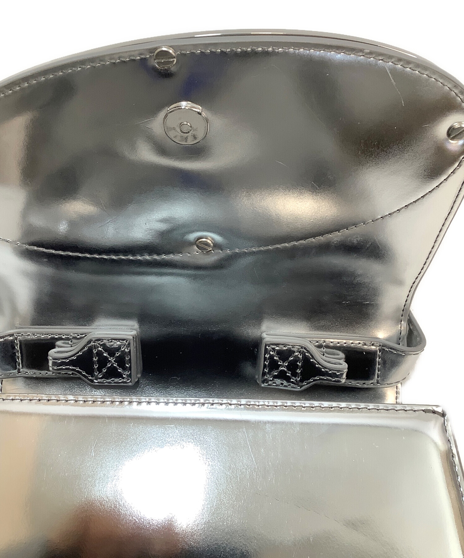 中古・古着通販】DIESEL (ディーゼル) ハンドバッグ シルバー
