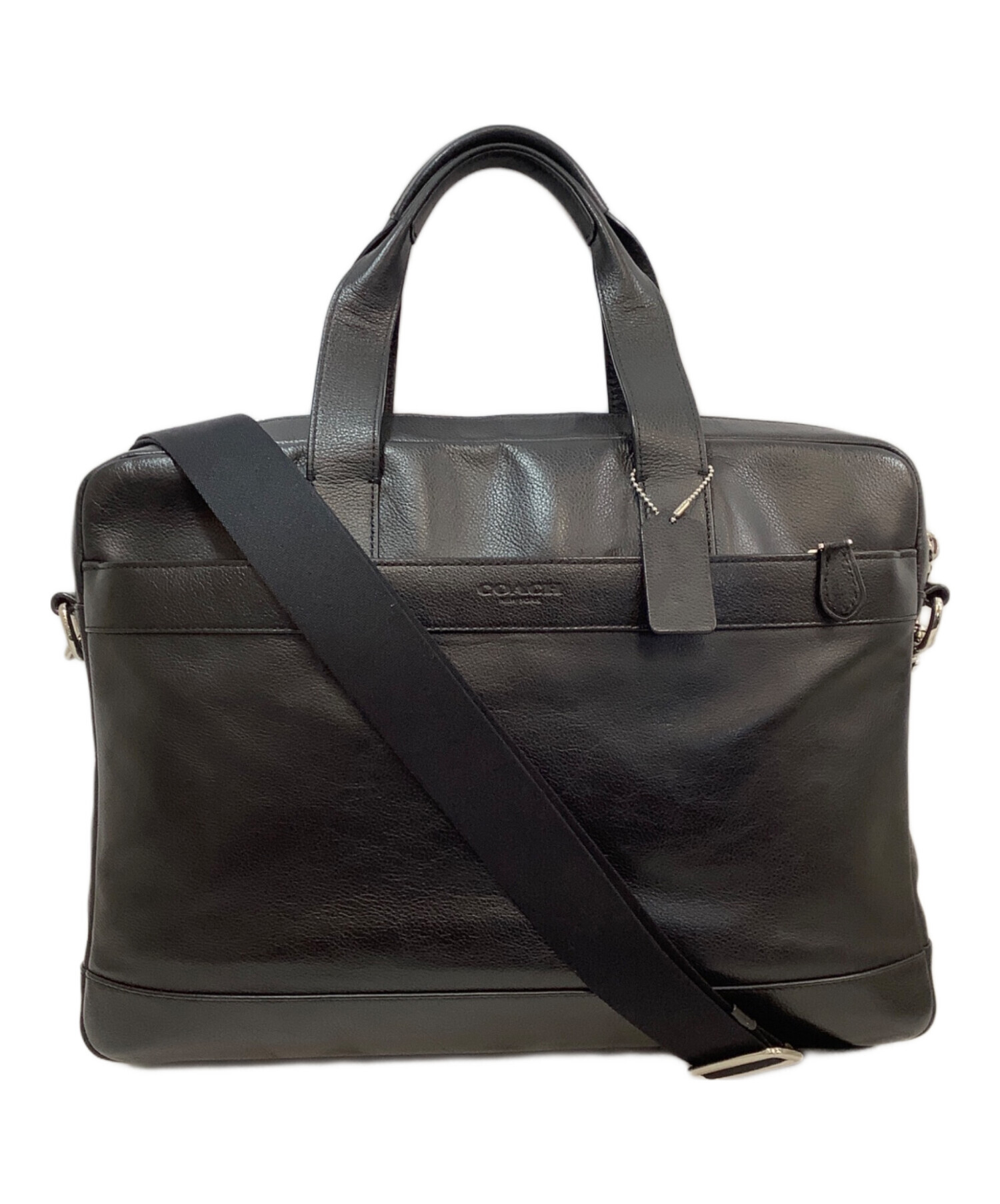 中古・古着通販】COACH (コーチ) 2WAYブリーフケース ブラック
