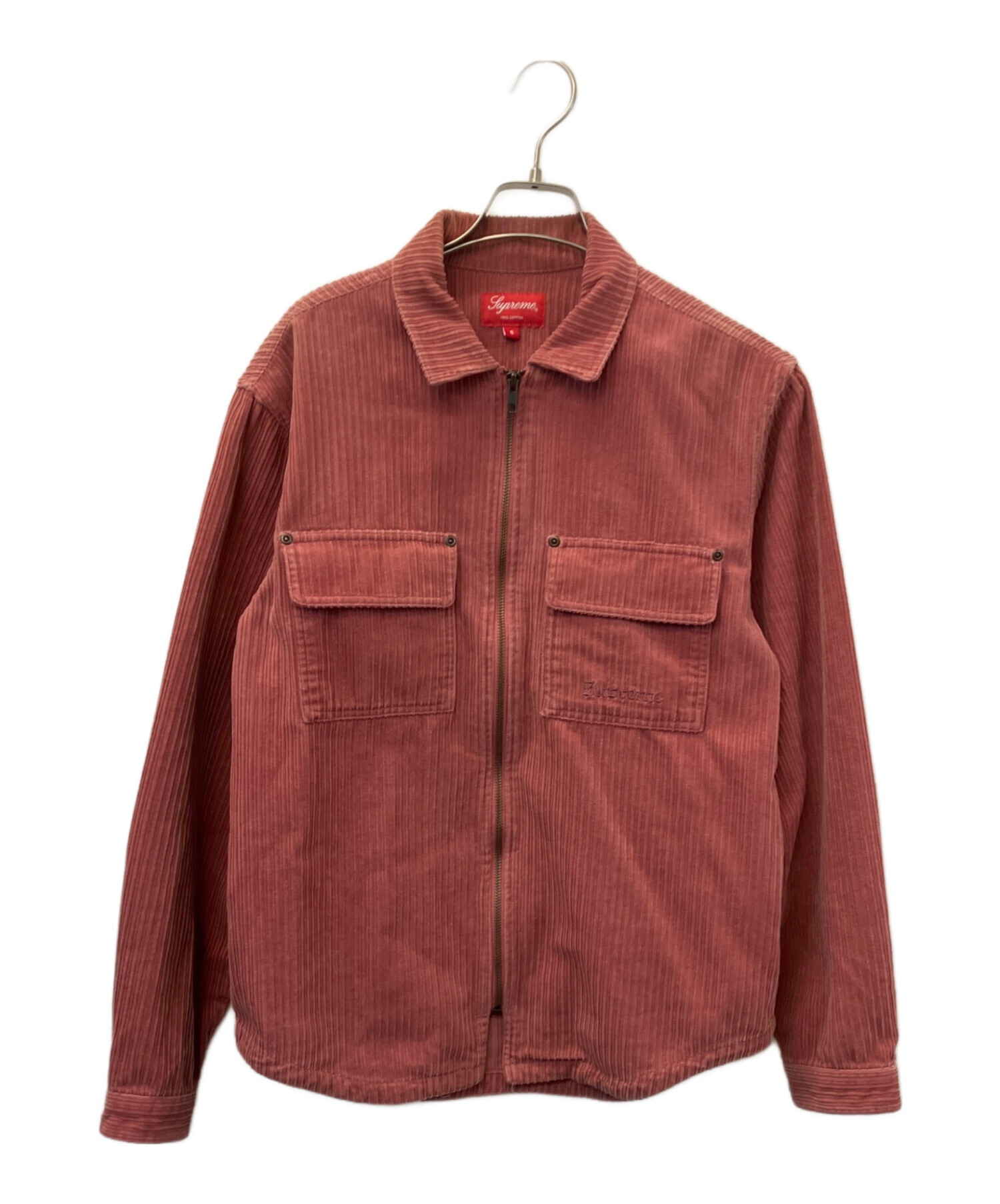 ゆ*う様 Supreme コーデュロイ ジャケット S ピンク 中古・古着通販】Supreme (シュプリーム) コーデュロイシャツ