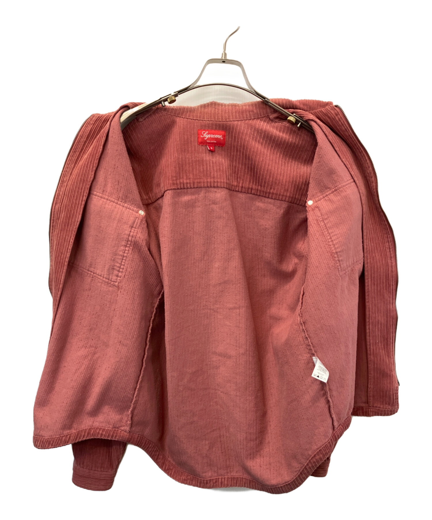 ゆ*う様 Supreme コーデュロイ ジャケット S ピンク 中古・古着通販】Supreme (シュプリーム) コーデュロイシャツ