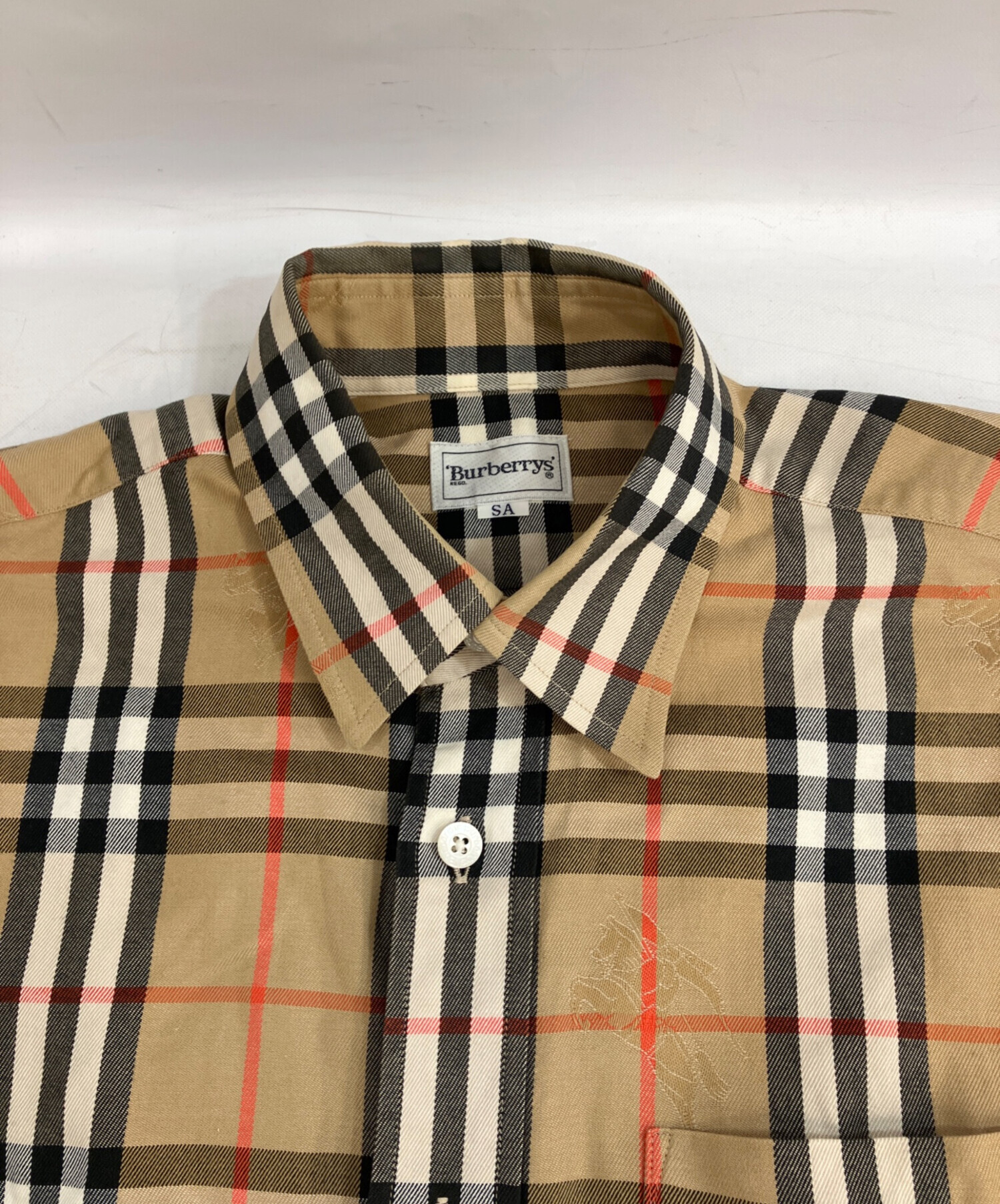 中古・古着通販】Burberry's (バーバリー) ノバチェック長袖シャツ 中古・古着通販】Burberry's (バーバリー) ノバチェック長袖シャツ