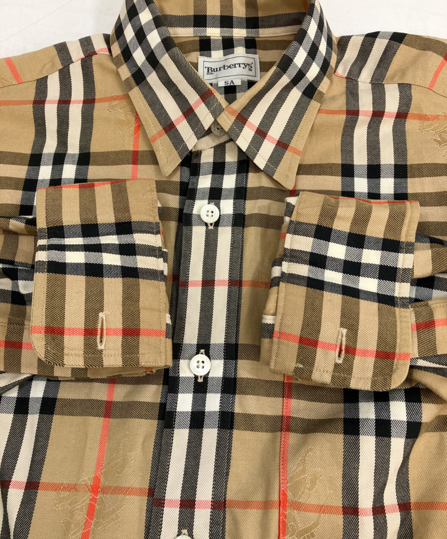 中古・古着通販】Burberry's (バーバリー) ノバチェック長袖シャツ 中古・古着通販】Burberry's (バーバリー) ノバチェック長袖シャツ
