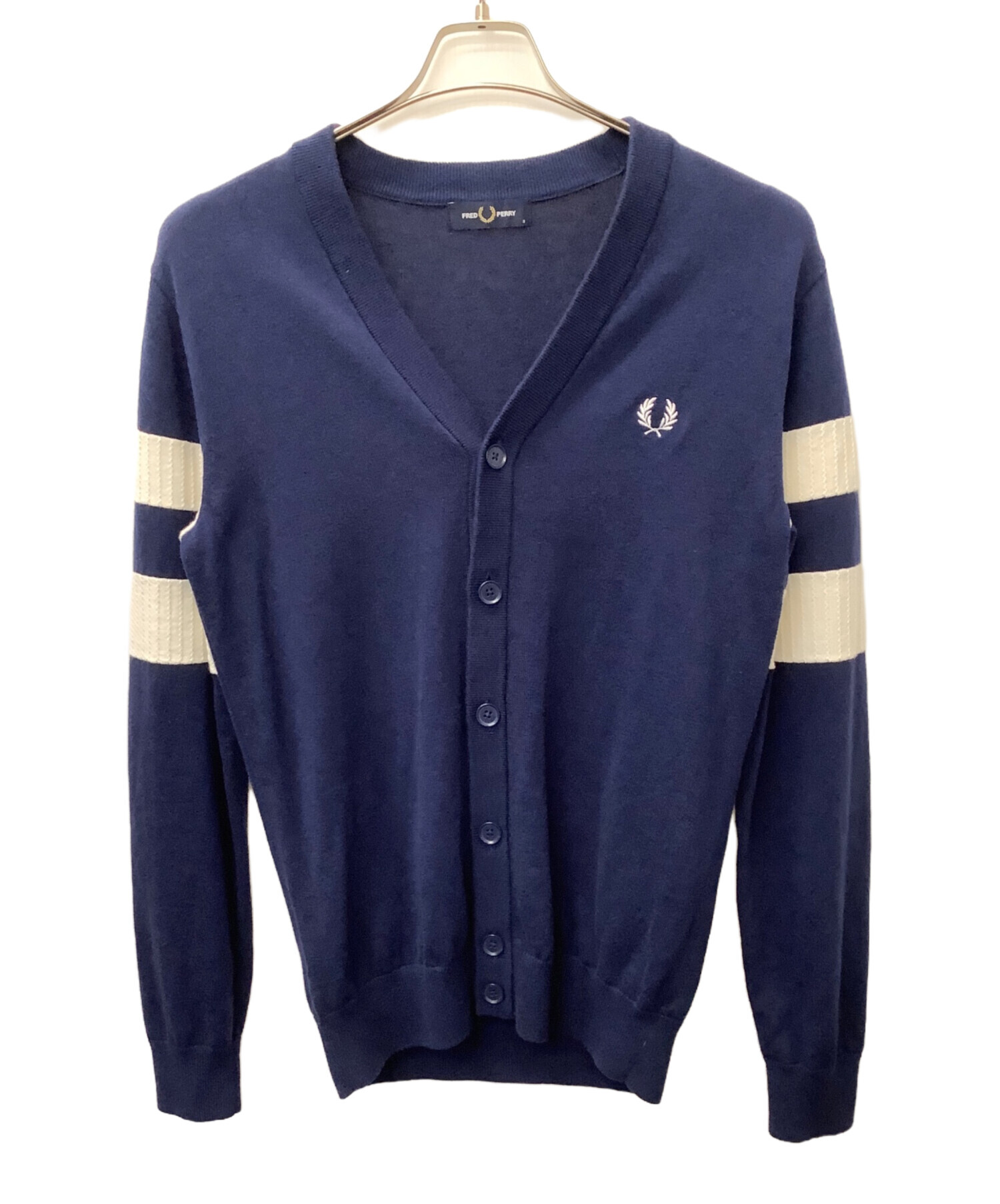 FRED PERRY フレッドペリー　カーディガン　未使用 中古・古着通販】FRED PERRY (フレッドペリー) ニットカーディガン