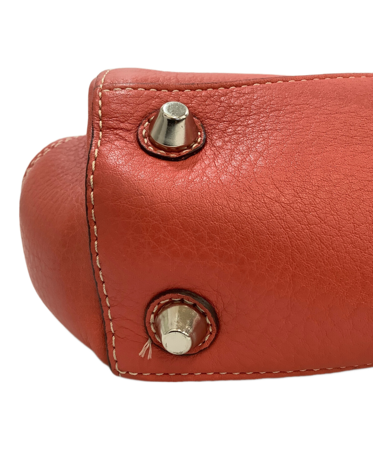 中古・古着通販】COACH (コーチ) ハンドバッグ オレンジ｜ブランド 