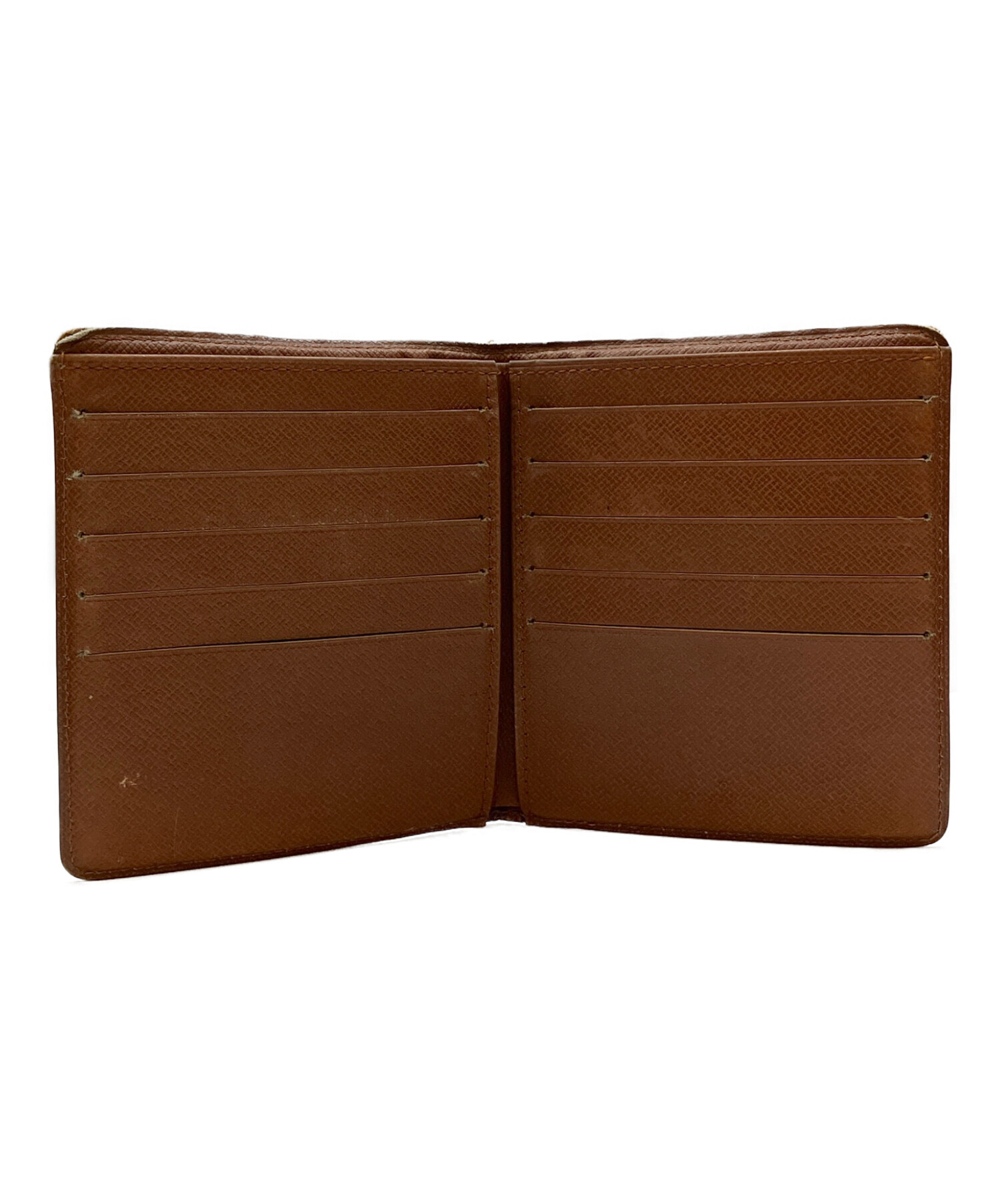 中古・古着通販】LOUIS VUITTON (ルイ ヴィトン) 2つ折り財布 ブラウン