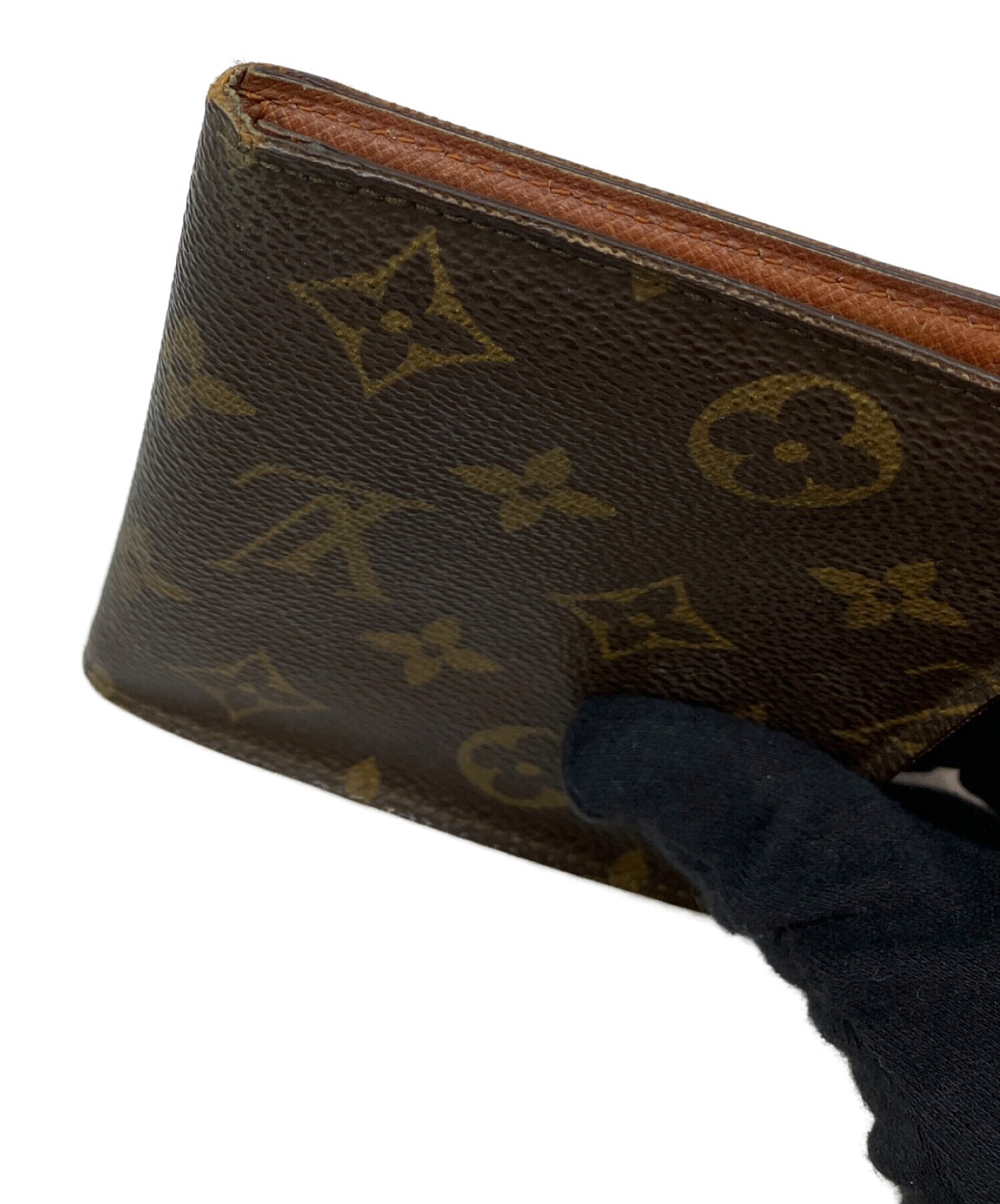 中古・古着通販】LOUIS VUITTON (ルイ ヴィトン) 2つ折り財布 ブラウン
