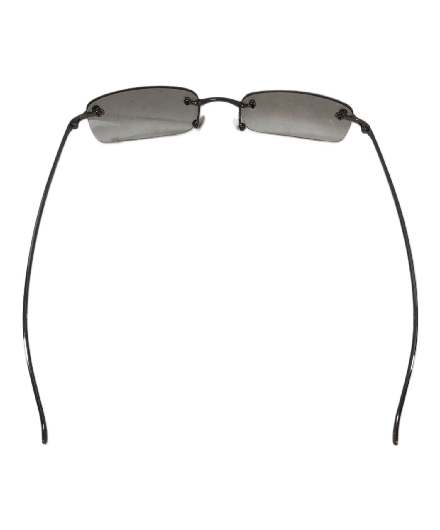 中古・古着通販】GUCCI (グッチ) リムレス サングラス ライトグレー