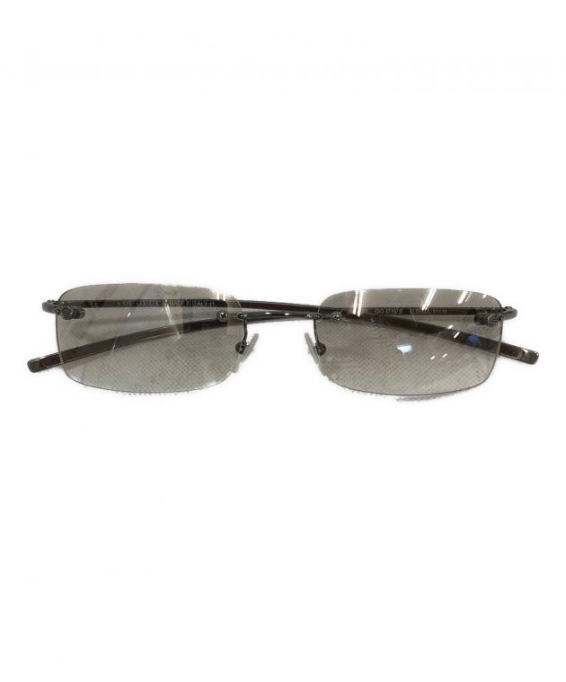 中古・古着通販】GUCCI (グッチ) リムレス サングラス ライトグレー