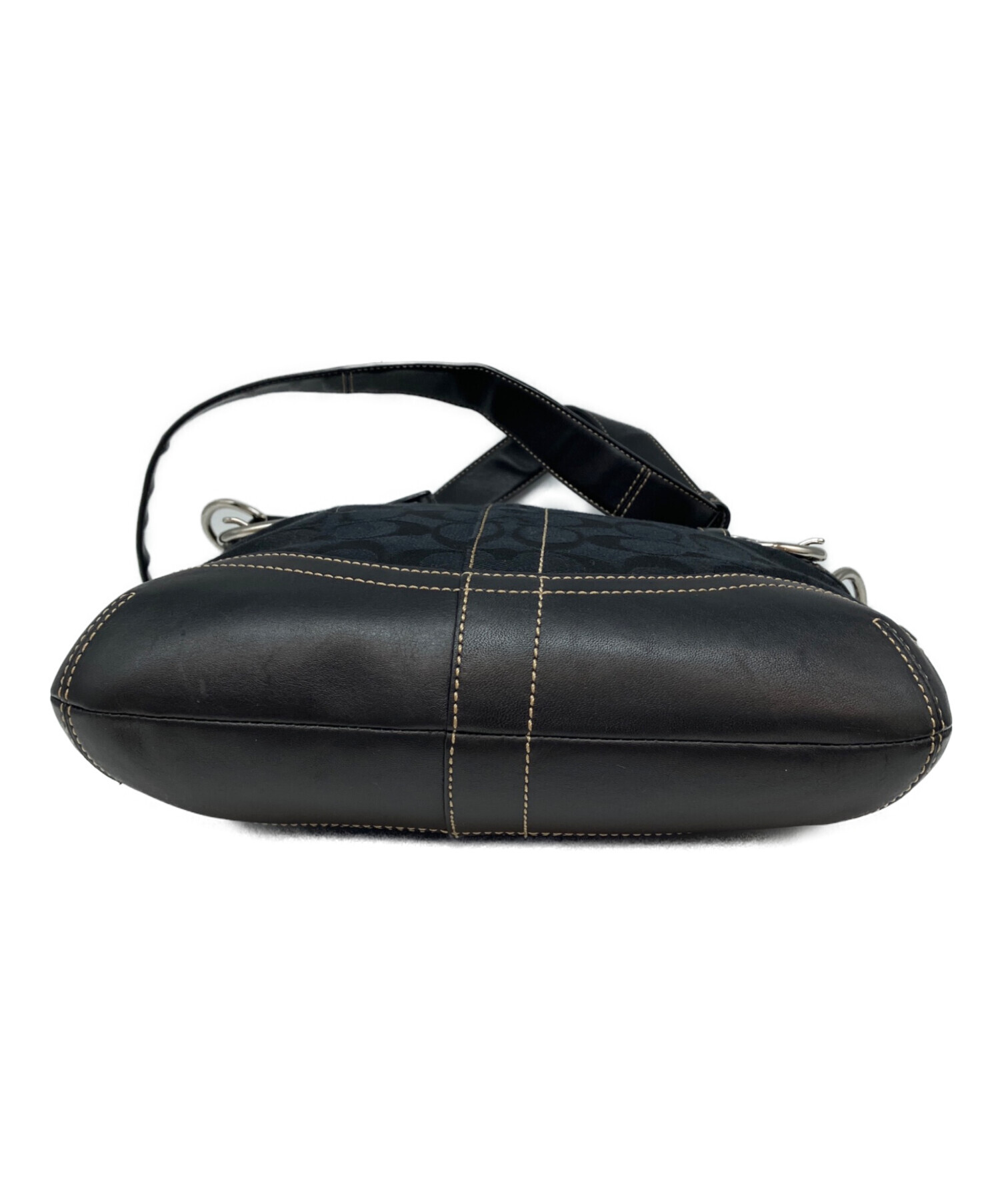 中古・古着通販】COACH (コーチ) ショルダーバッグ ブラック｜ブランド