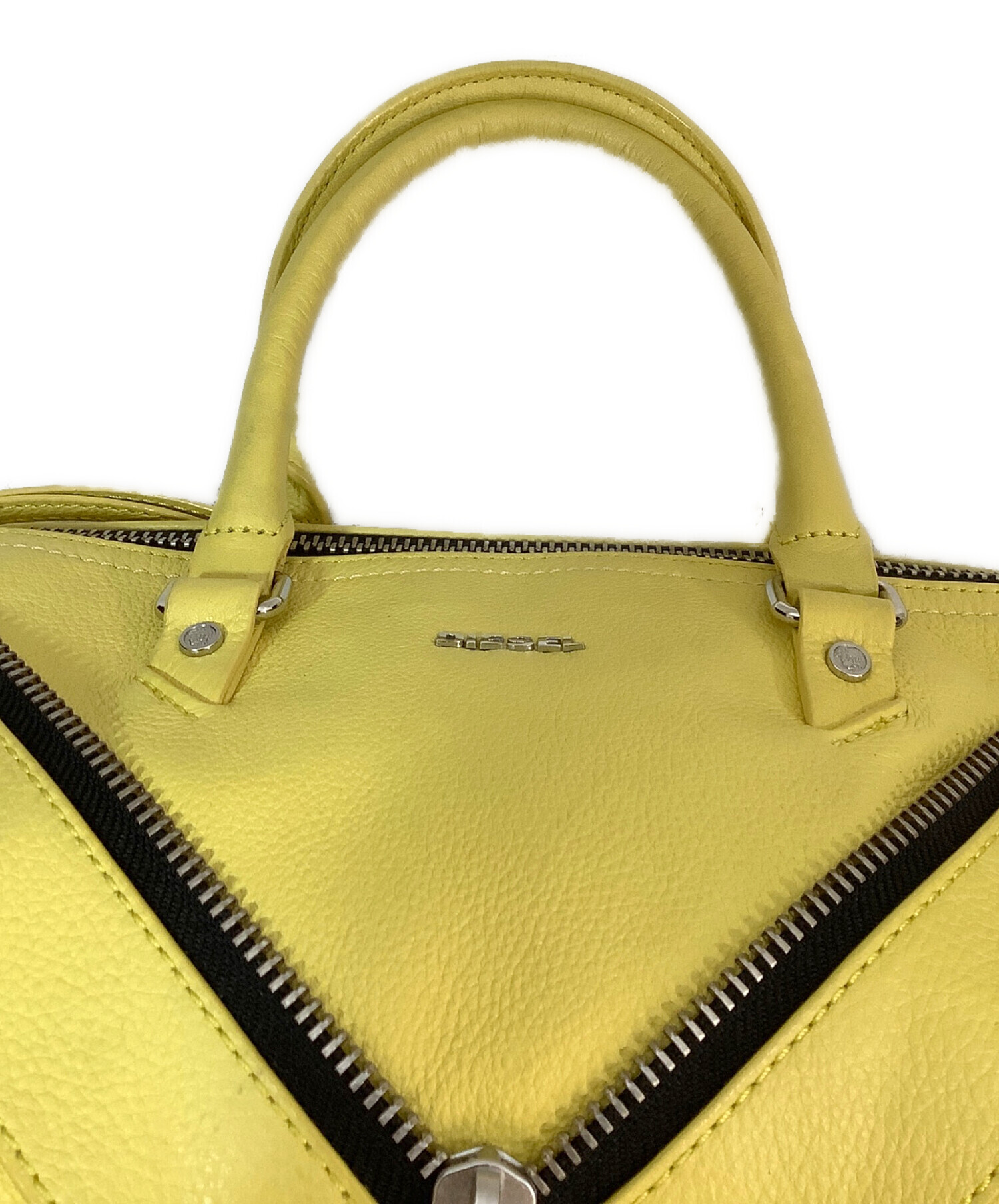 中古・古着通販】DIESEL (ディーゼル) ハンドバッグ イエロー