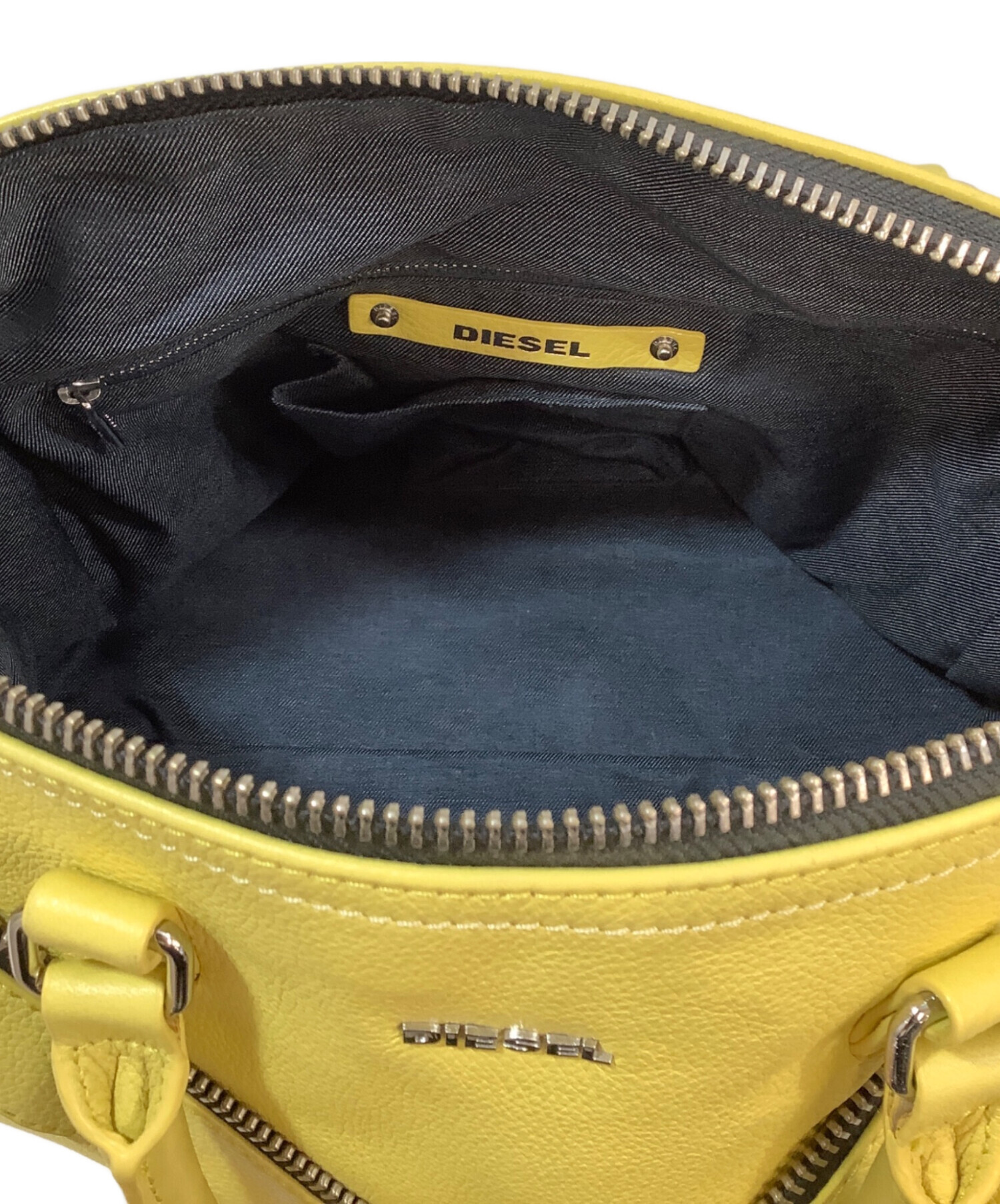 中古・古着通販】DIESEL (ディーゼル) ハンドバッグ イエロー