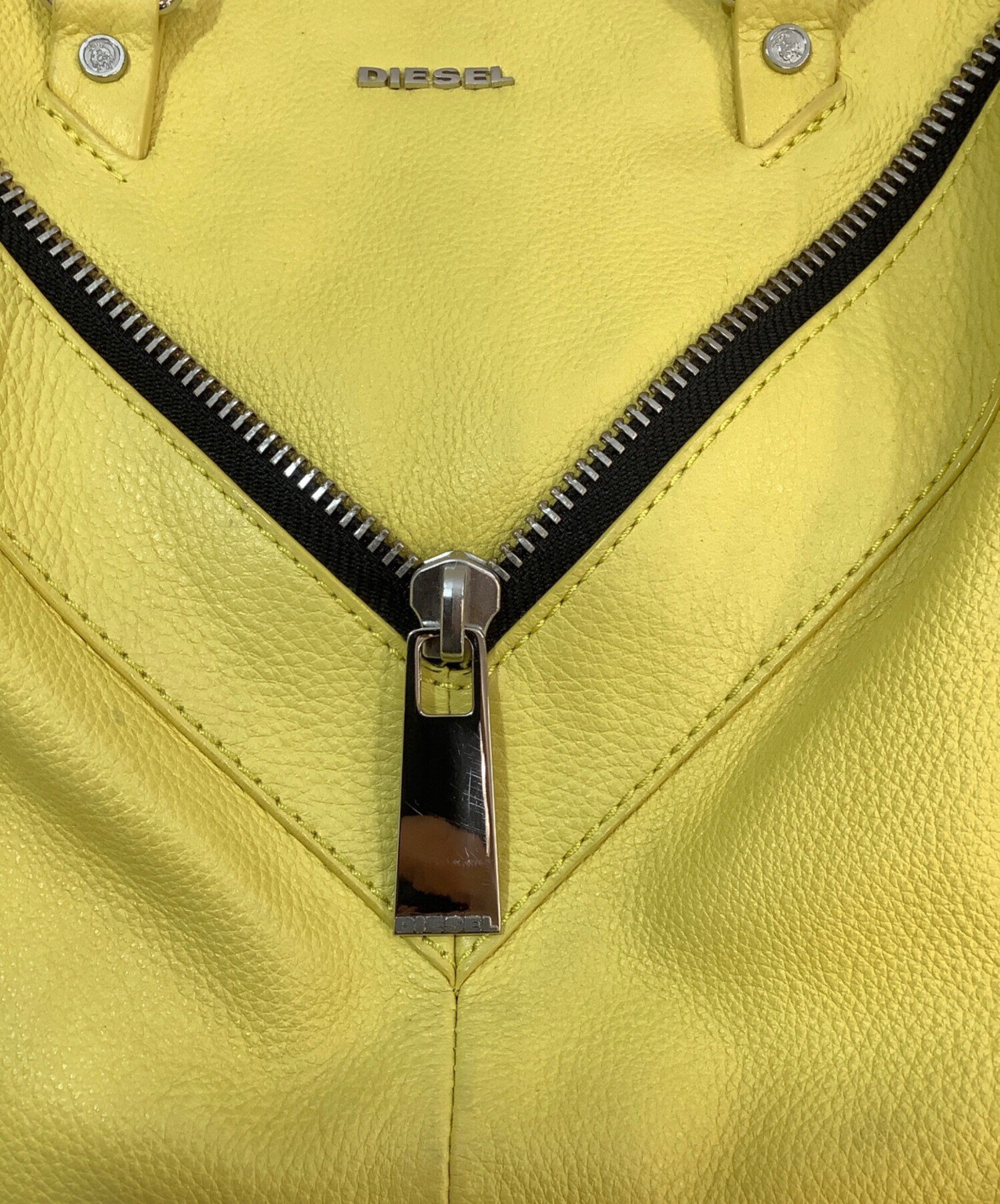 中古・古着通販】DIESEL (ディーゼル) ハンドバッグ イエロー