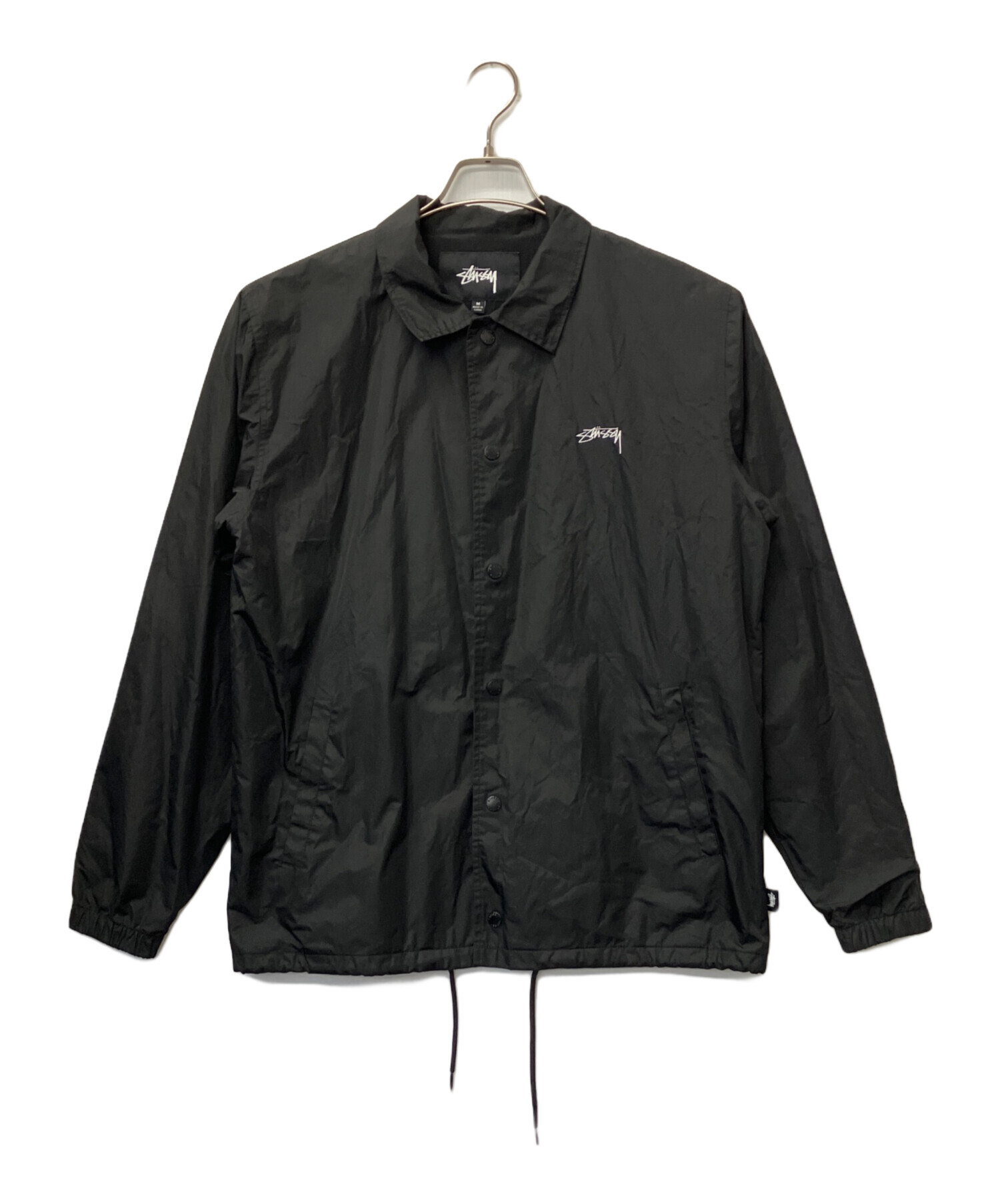 Stüssy ブラック ナイロンジャケットM短期間出品 中古・古着通販】stussy (ステューシー) ナイロンジャケット ブラック