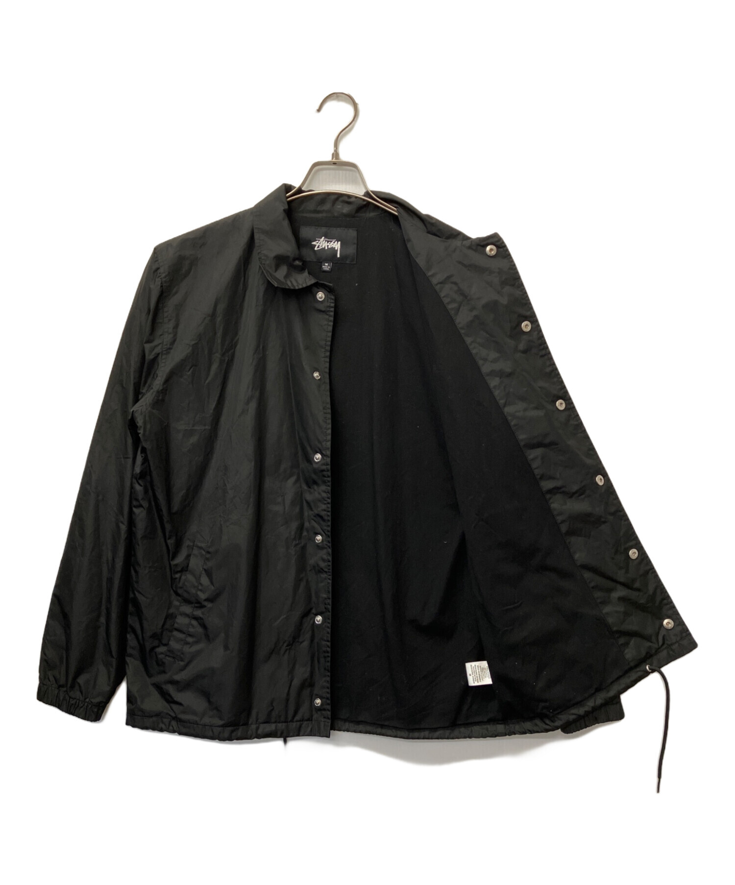 中古・古着通販】stussy (ステューシー) ナイロンジャケット ブラック