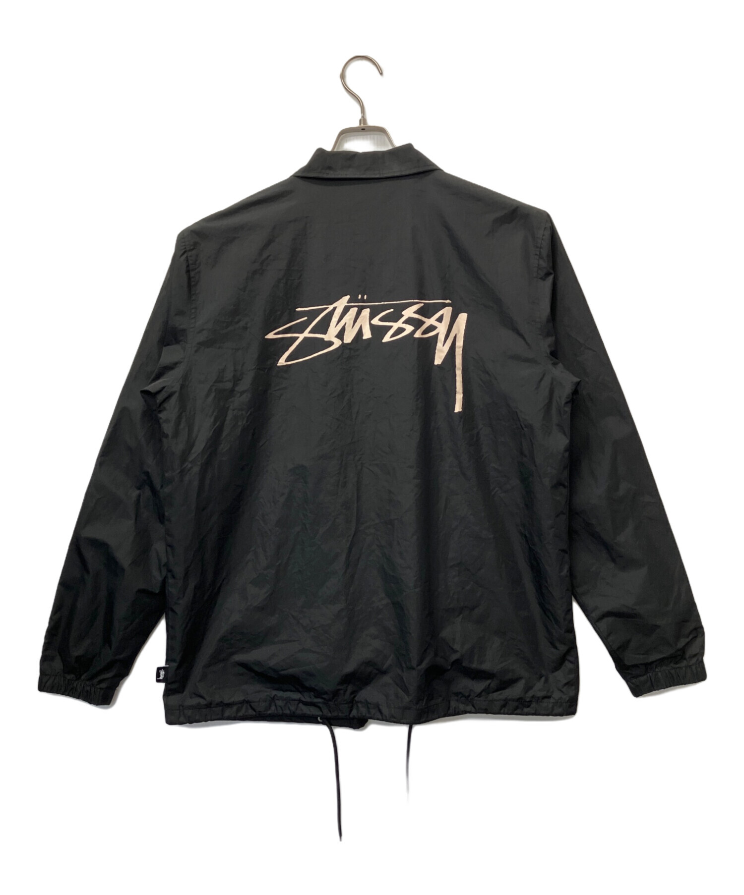 Stussy シエルナイロンジャケット Lサイズ ⭐︎再値下げ！ 中古・古着通販】stussy (ステューシー) ナイロンジャケット ブラック
