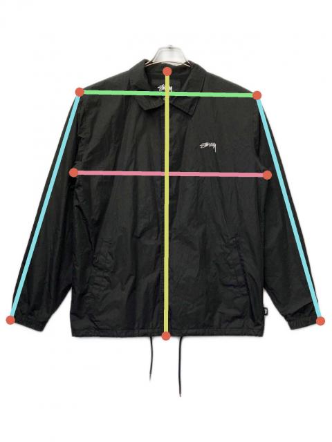 中古・古着通販】stussy (ステューシー) ナイロンジャケット ブラック