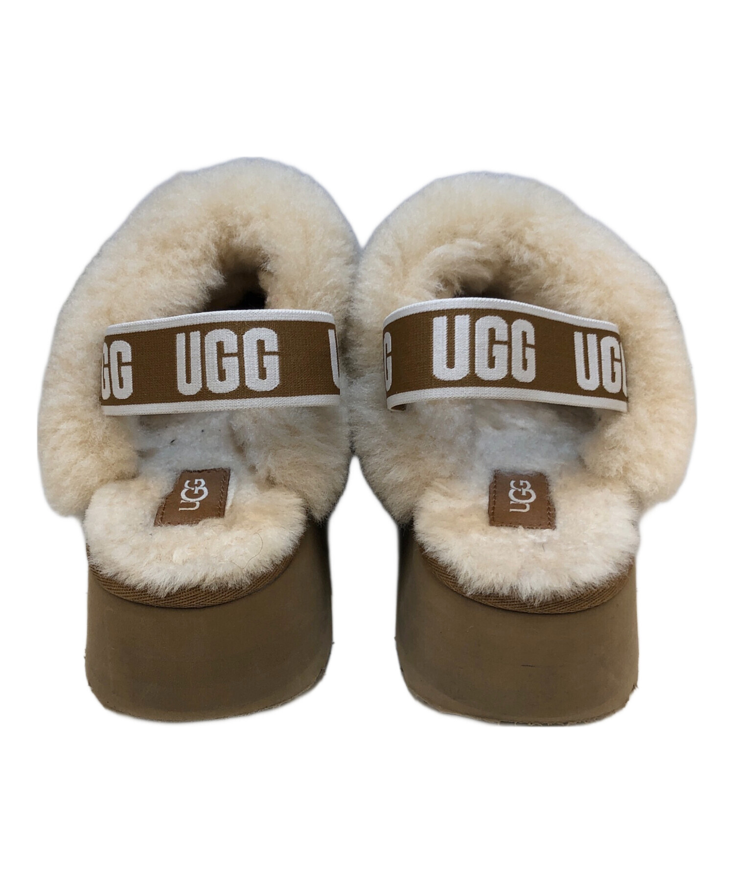 UGG 厚底ベージュサンダル 中古・古着通販】UGG (アグ) 厚底サンダル ベージュ サイズ:23