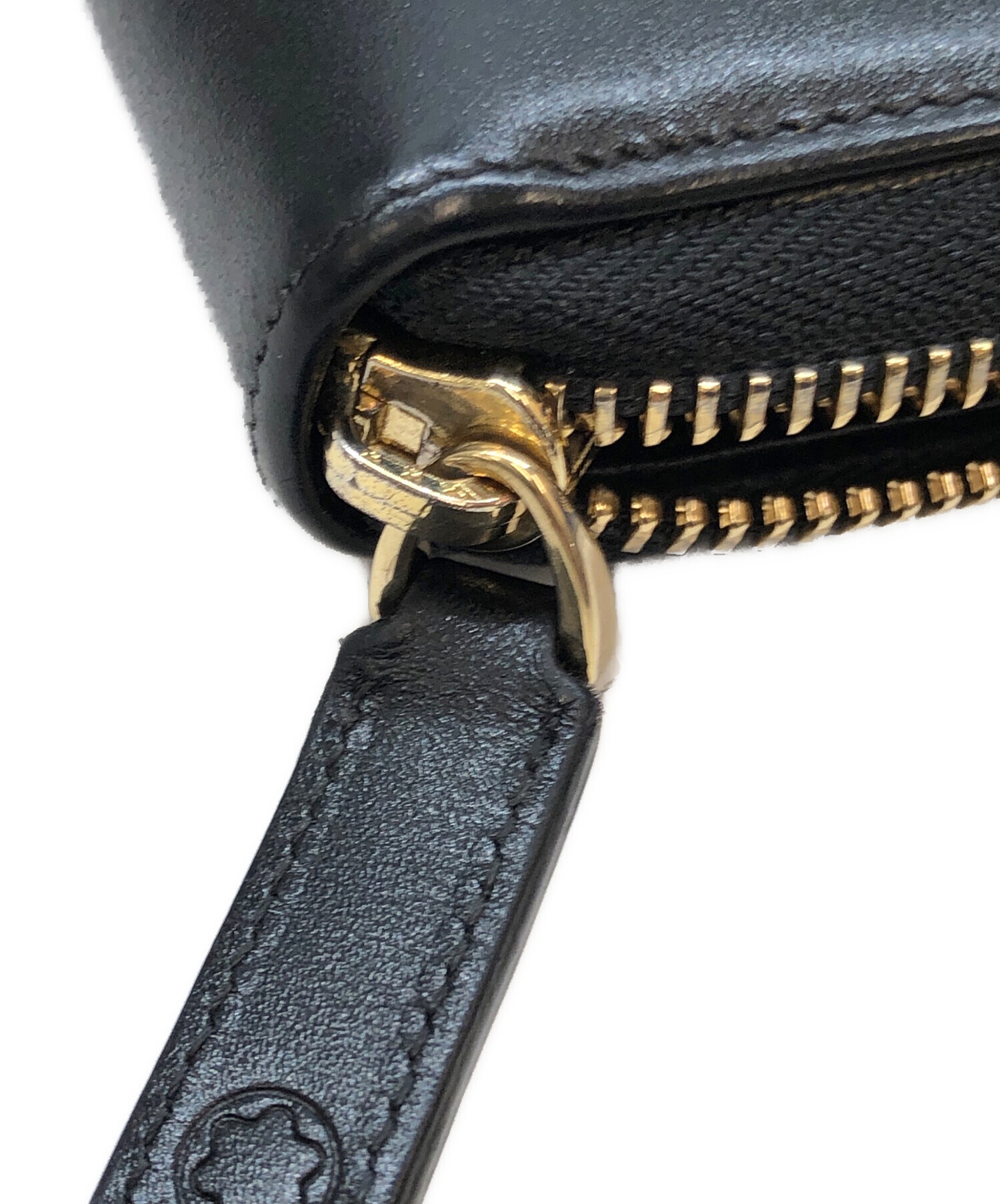 中古・古着通販】MONTBLANC (モンブラン) ラウンド長財布 ブラック
