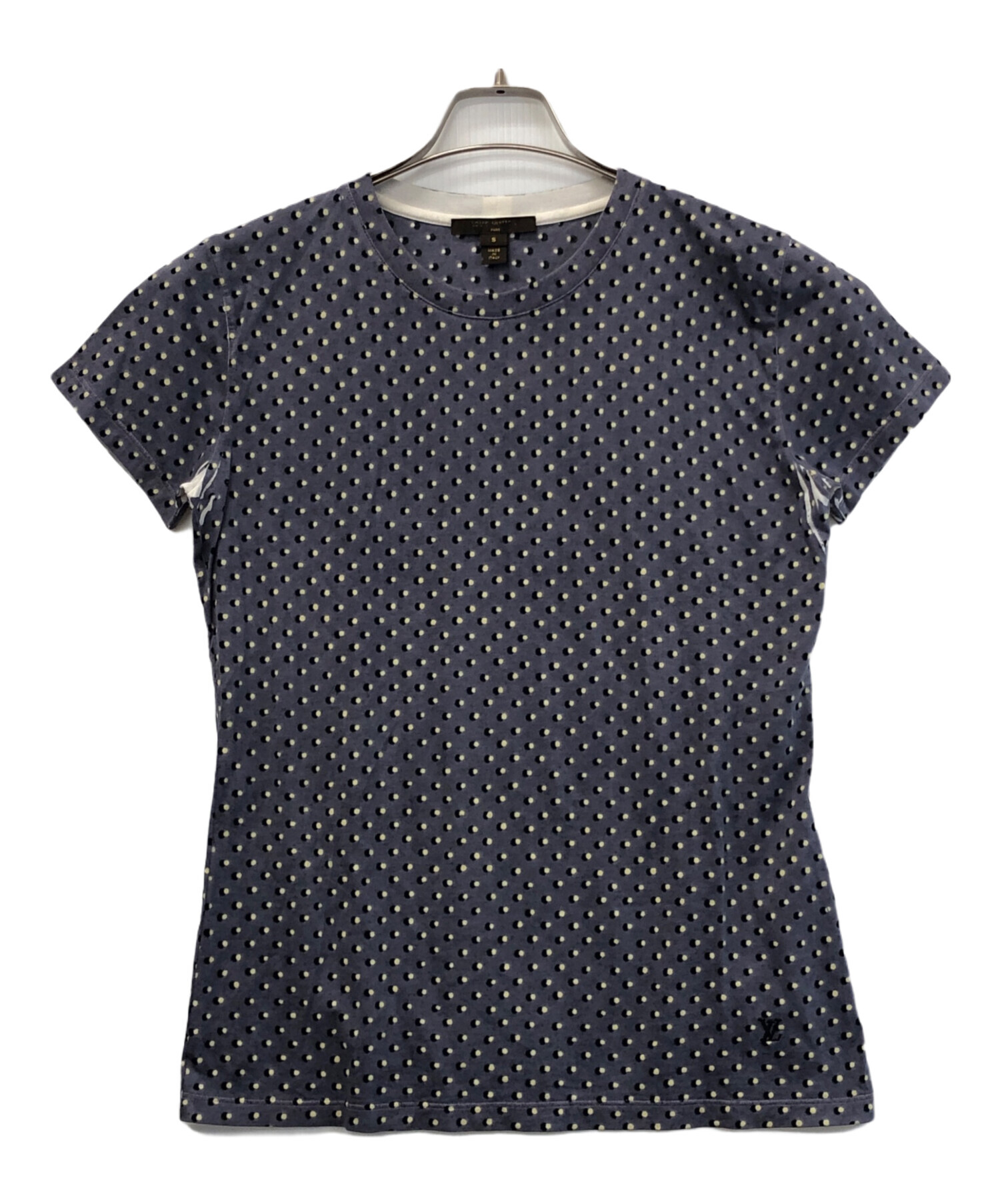 LOUIS VUITTON ルイヴィトン Tシャツ・カットソー S 青 【古着】【中古】【送料無料】 LOUIS VUITTON - LOUIS VUITTON ルイヴィトン Tシャツ・カットソー S