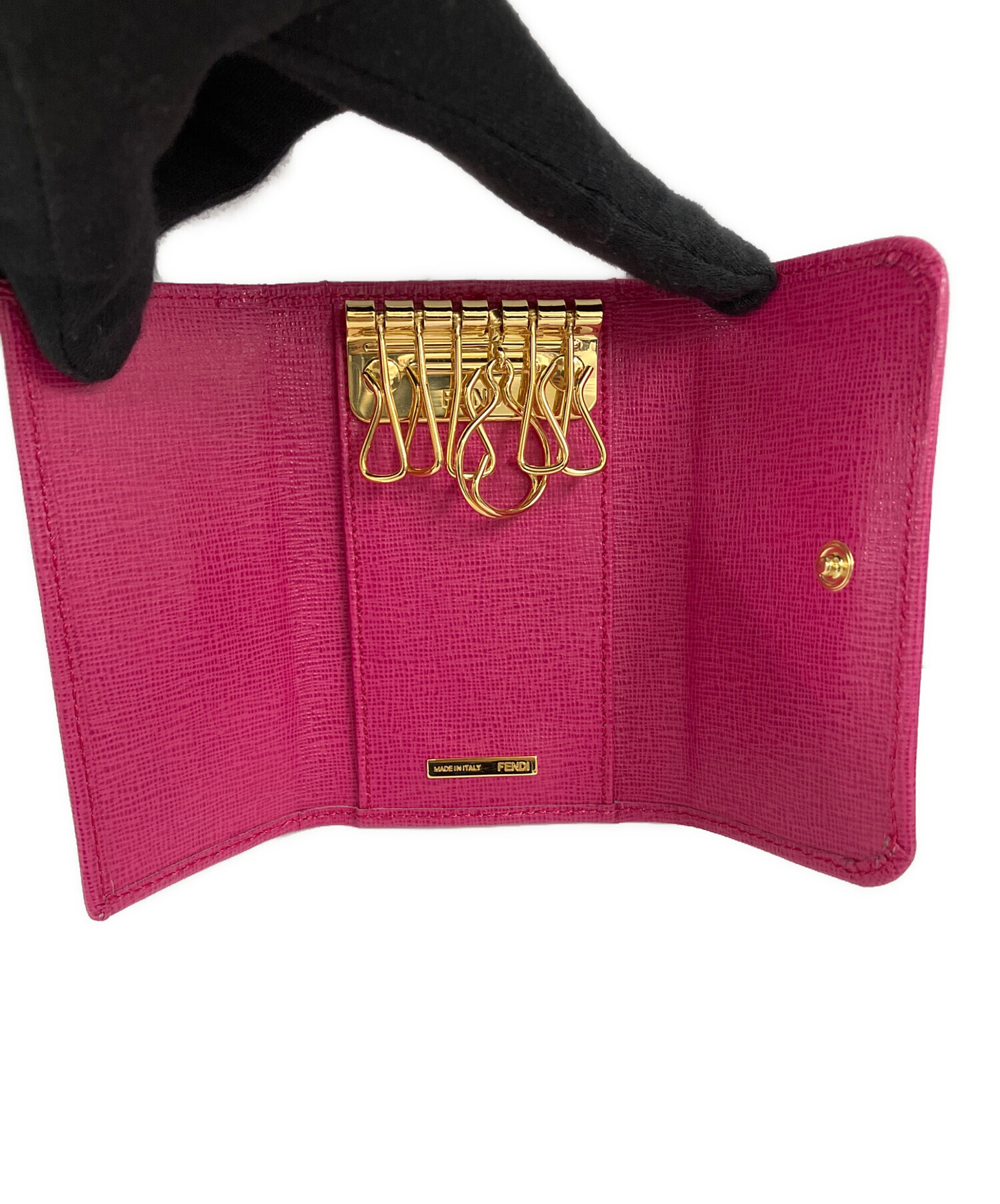 FENDI 6連キーケース 長期保管品 FENDI - ◇SALE◇ □未使用□ フェンディ ピーカブー 6連 キーケース