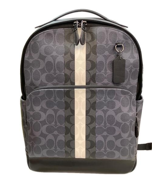 中古・古着通販】COACH (コーチ) リュック ブラック×ネイビー 