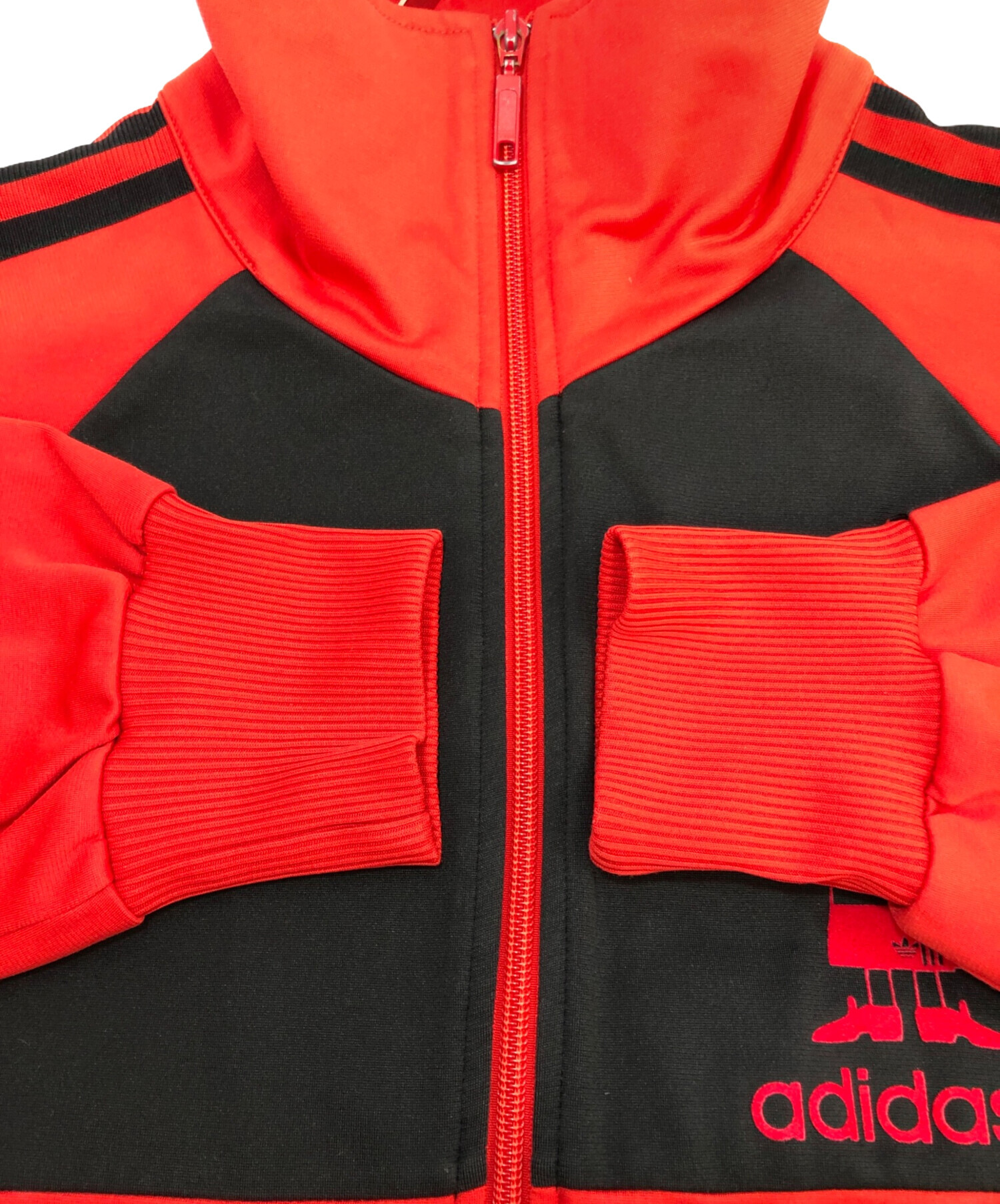 中古・古着通販】adidas (アディダス) トラックジャケット レッド