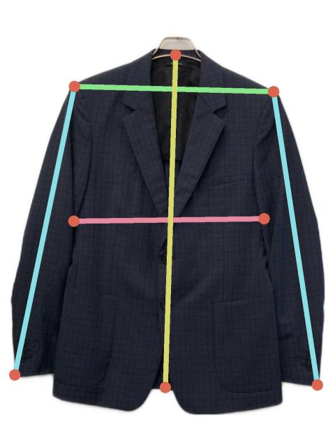 中古・古着通販】PRADA (プラダ) テーラードジャケット ネイビー