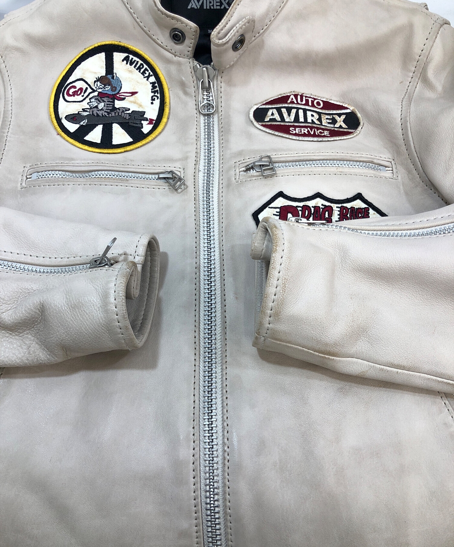 中古・古着通販】AVIREX (アヴィレックス) シングルライダース