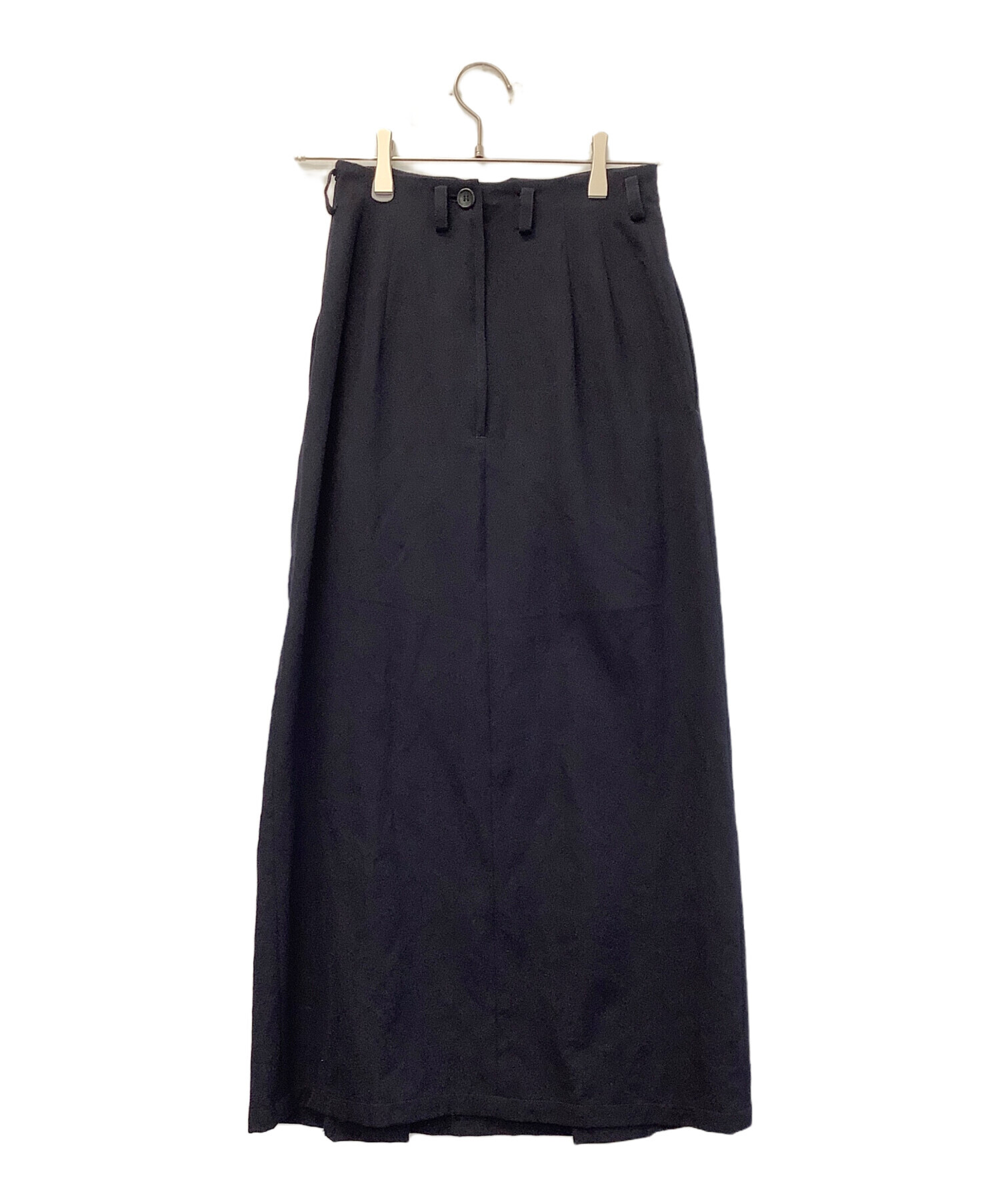中古・古着通販】Y's (ワイズ) ロングスカート ネイビー サイズ:表記