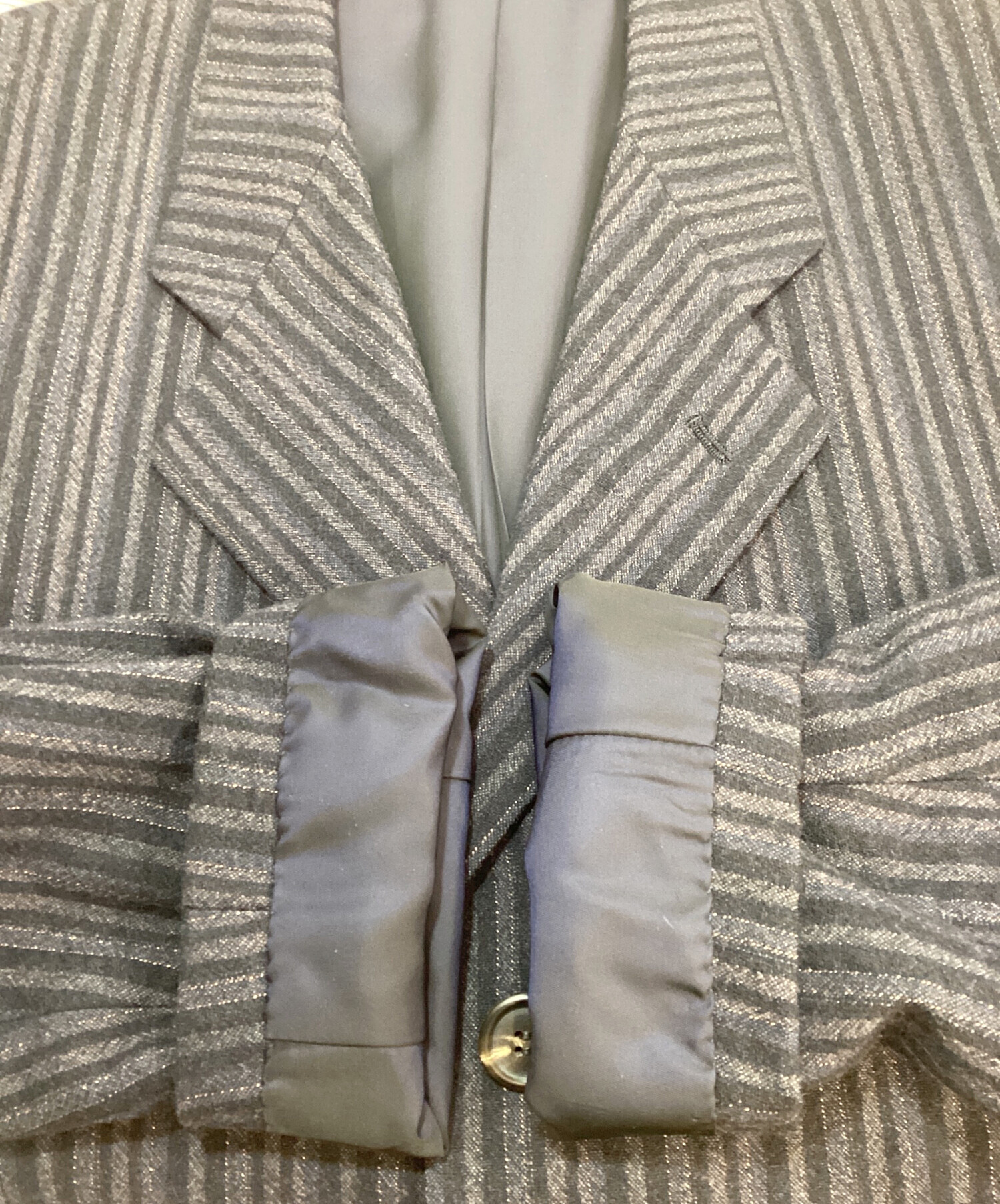 ヴィンテージISSEY MIYAKE ジャケット サイズ3 中古・古着通販】ISSEY MIYAKE (イッセイミヤケ) ウールジャケット
