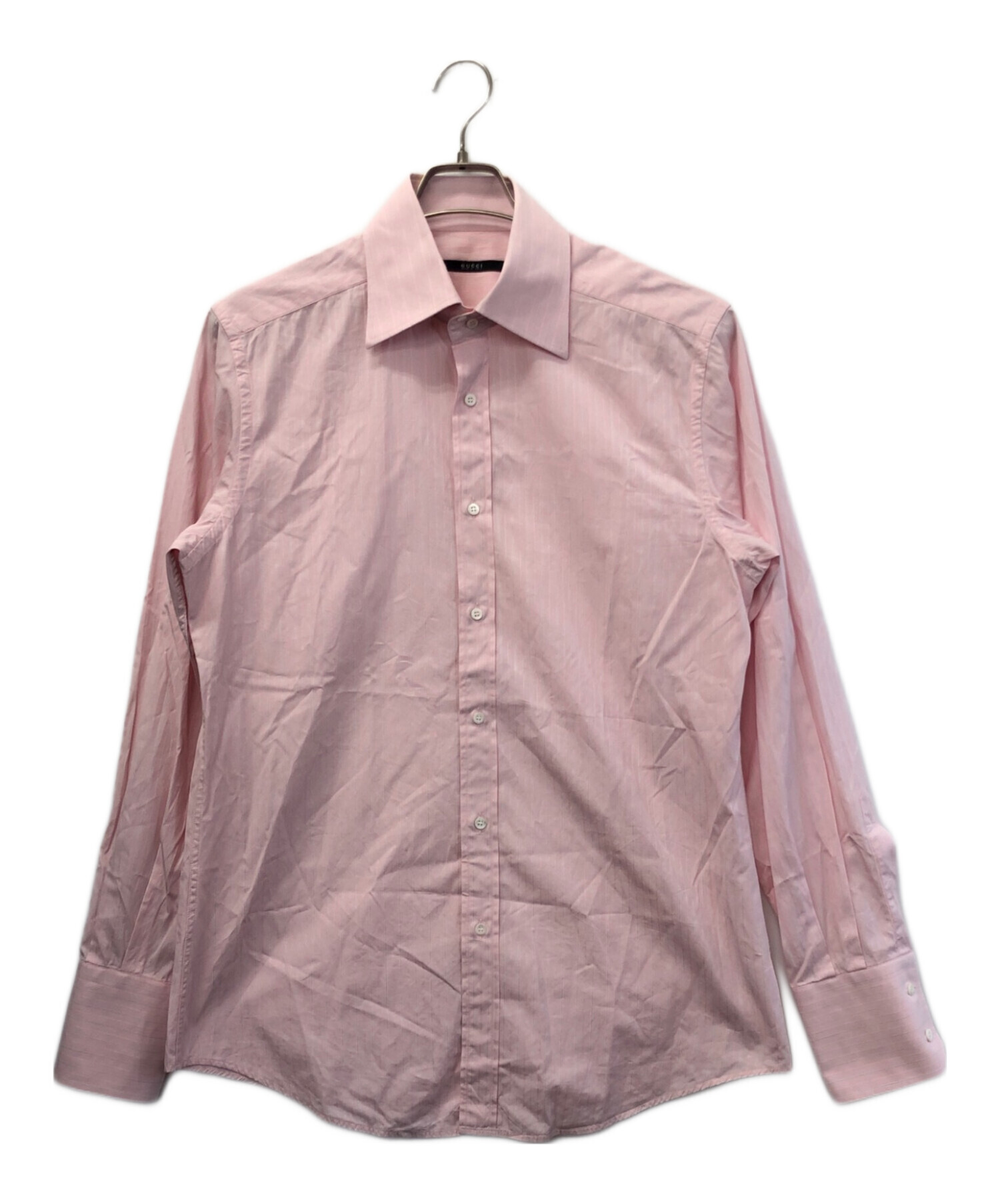 中古・古着通販】GUCCI (グッチ) 長袖シャツ ピンク サイズ:S
