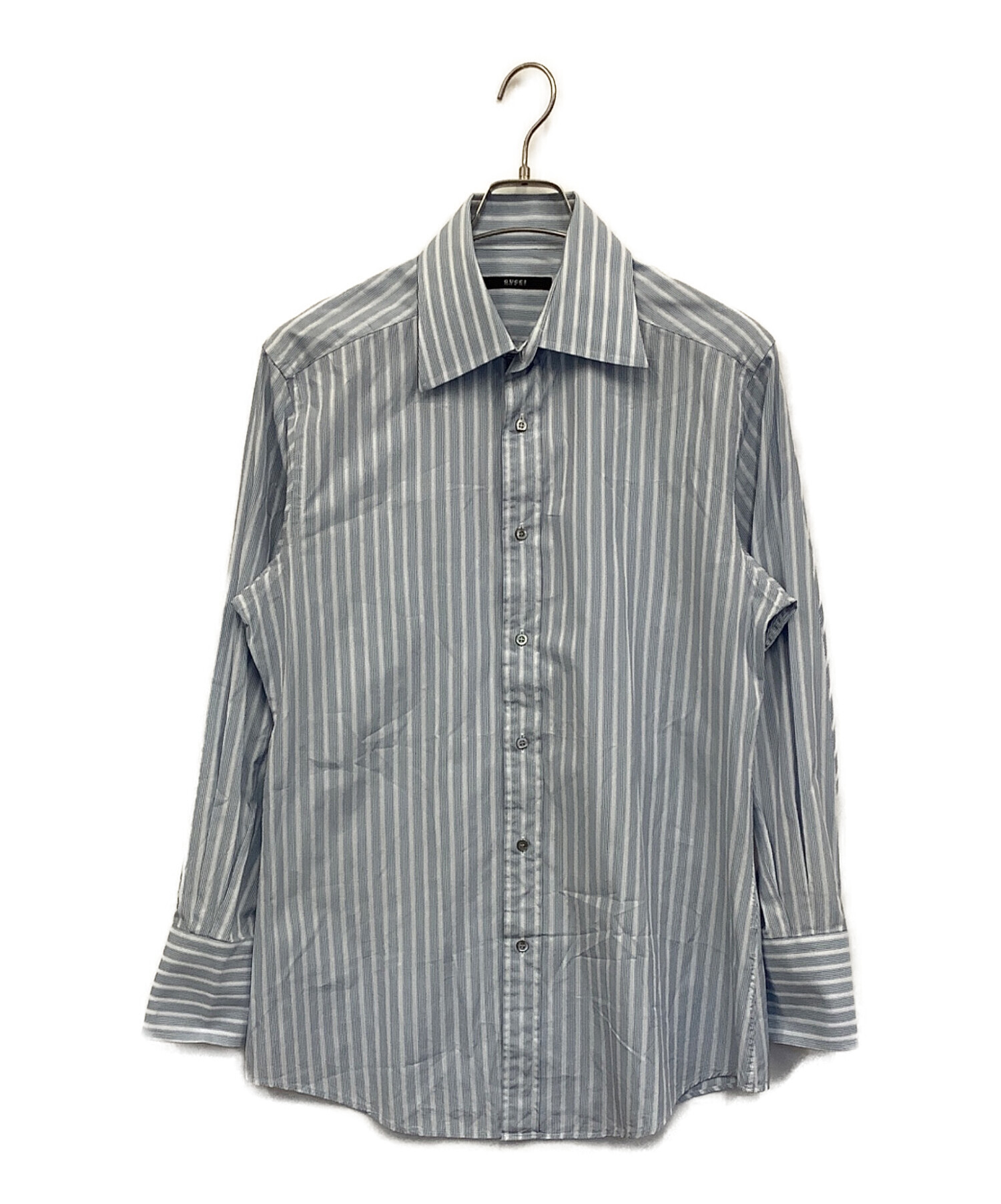 中古・古着通販】GUCCI (グッチ) 長袖シャツ スカイブルー サイズ:42 
