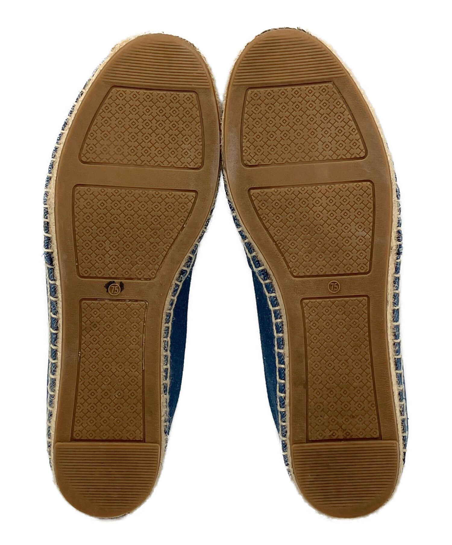 中古・古着通販】TORY BURCH (トリーバーチ) エスパドリーユ ブルー