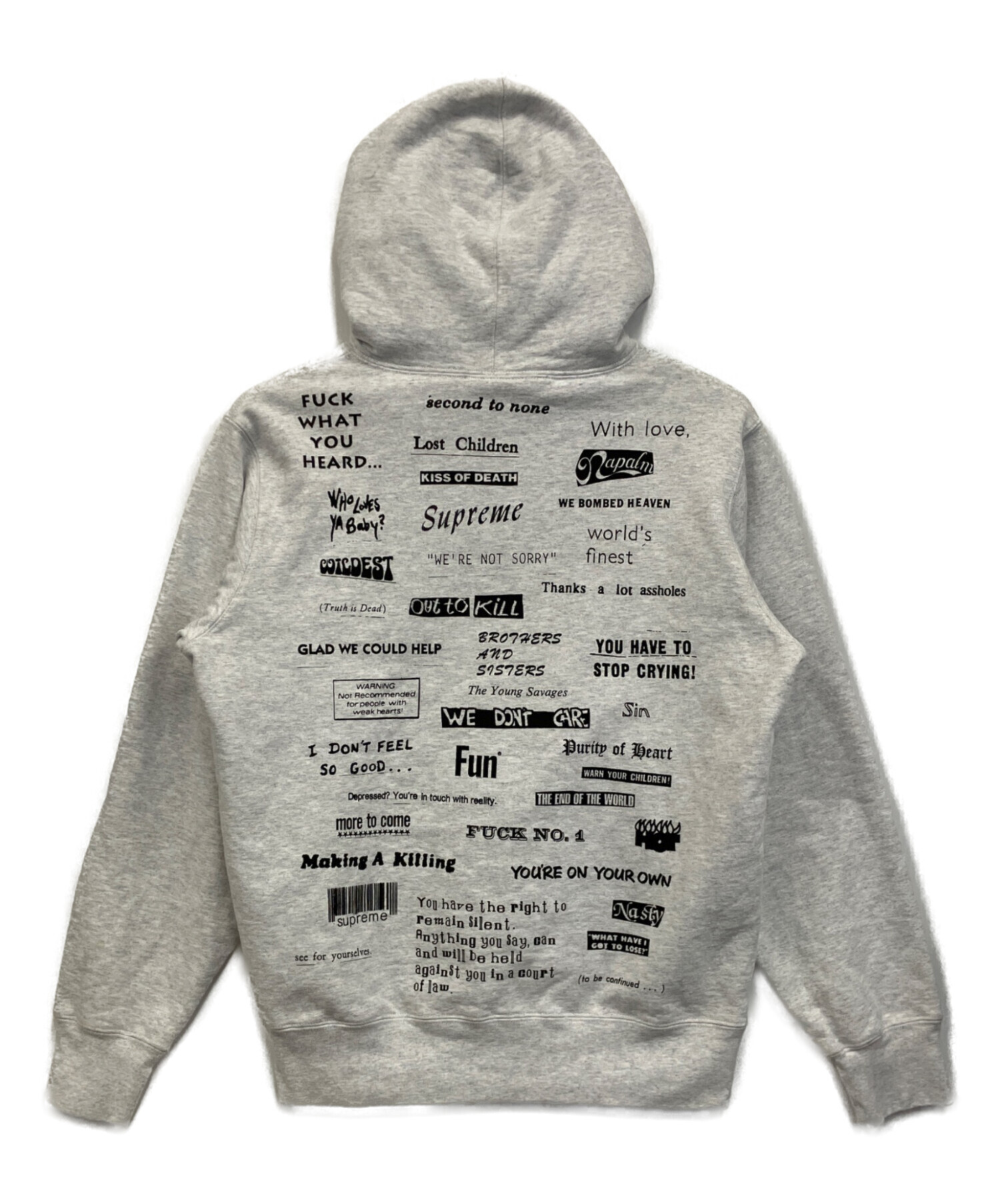 中古・古着通販】SUPREME (シュプリーム) プルオーバーパーカー ライト 中古・古着通販】SUPREME (シュプリーム) プルオーバーパーカー ライト