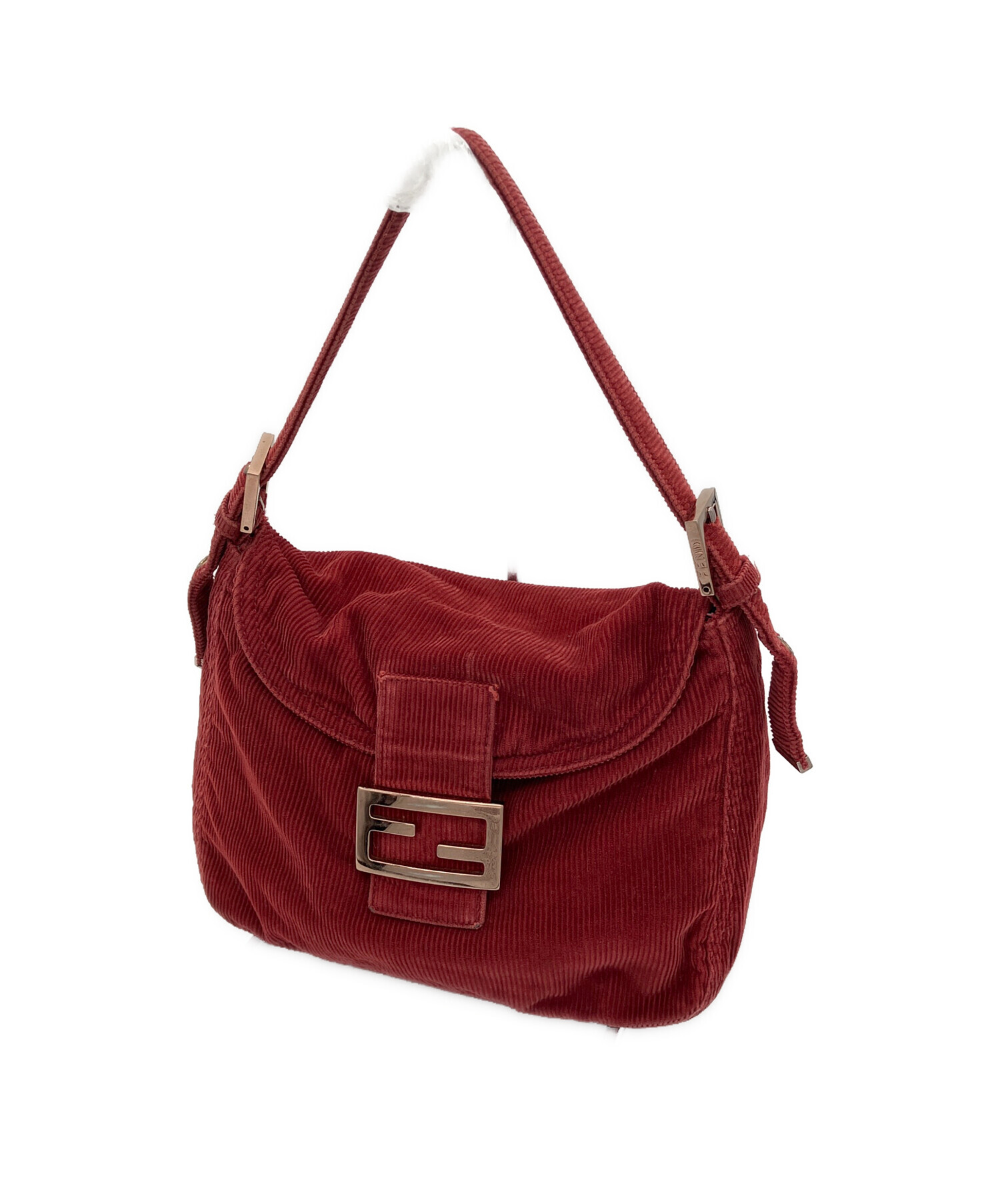 美品【フェンディ本物】ハンドバッグ/マンマバケット/カウチンニット 中古・古着通販】FENDI (フェンディ) コーデュロイマンマバケット