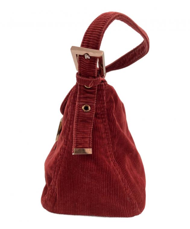 FENDI コーデュロイ ハンドバッグ　 フェンディ マンマバケット 中古・古着通販】FENDI (フェンディ) コーデュロイマンマバケット