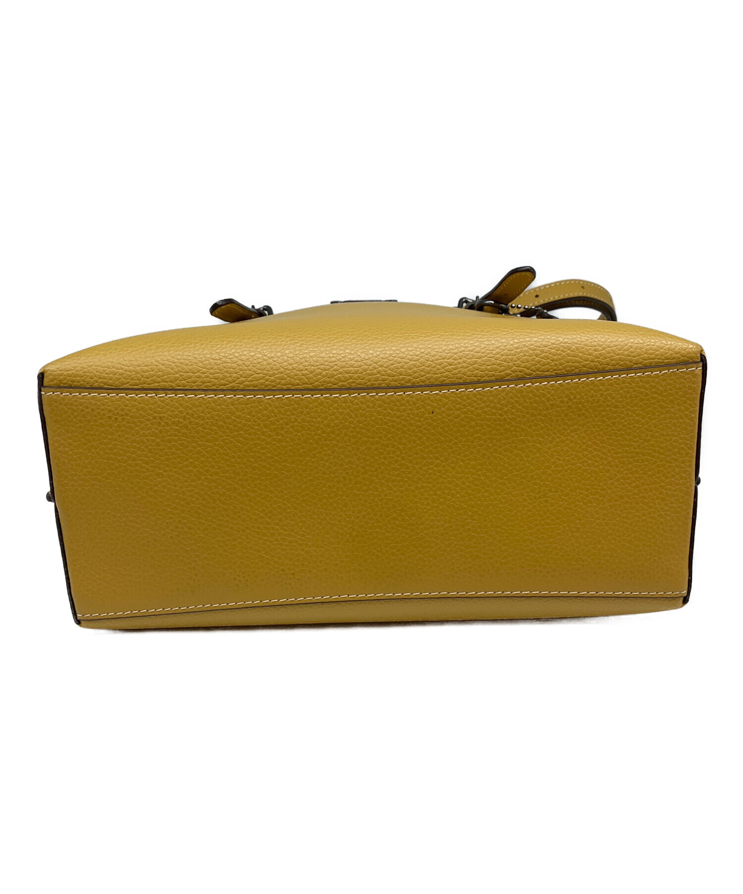 中古・古着通販】COACH (コーチ) 2WAYショルダーバッグ イエロー