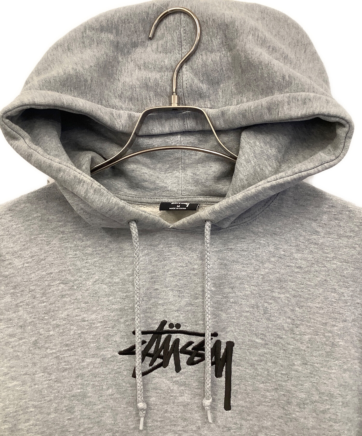 中古・古着通販】stussy (ステューシー) Stock Logo App Hoodie グレー