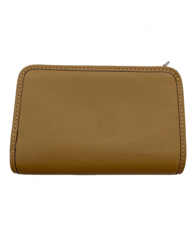 中古・古着通販】COACH (コーチ) 2つ折り財布 ベージュ｜ブランド