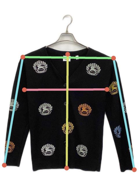 中古・古着通販】BURBERRY (バーバリー) 厚手カーディガン ブラック