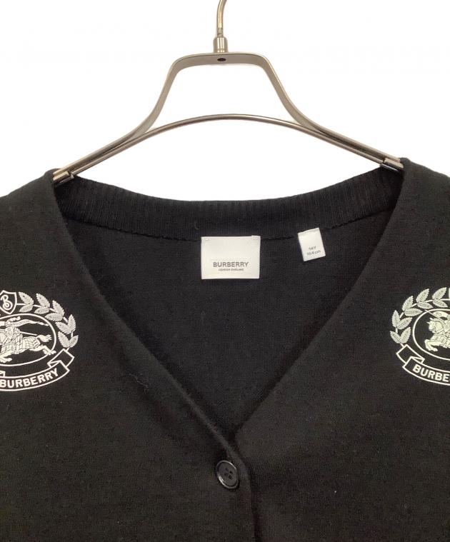 中古・古着通販】BURBERRY (バーバリー) 厚手カーディガン ブラック