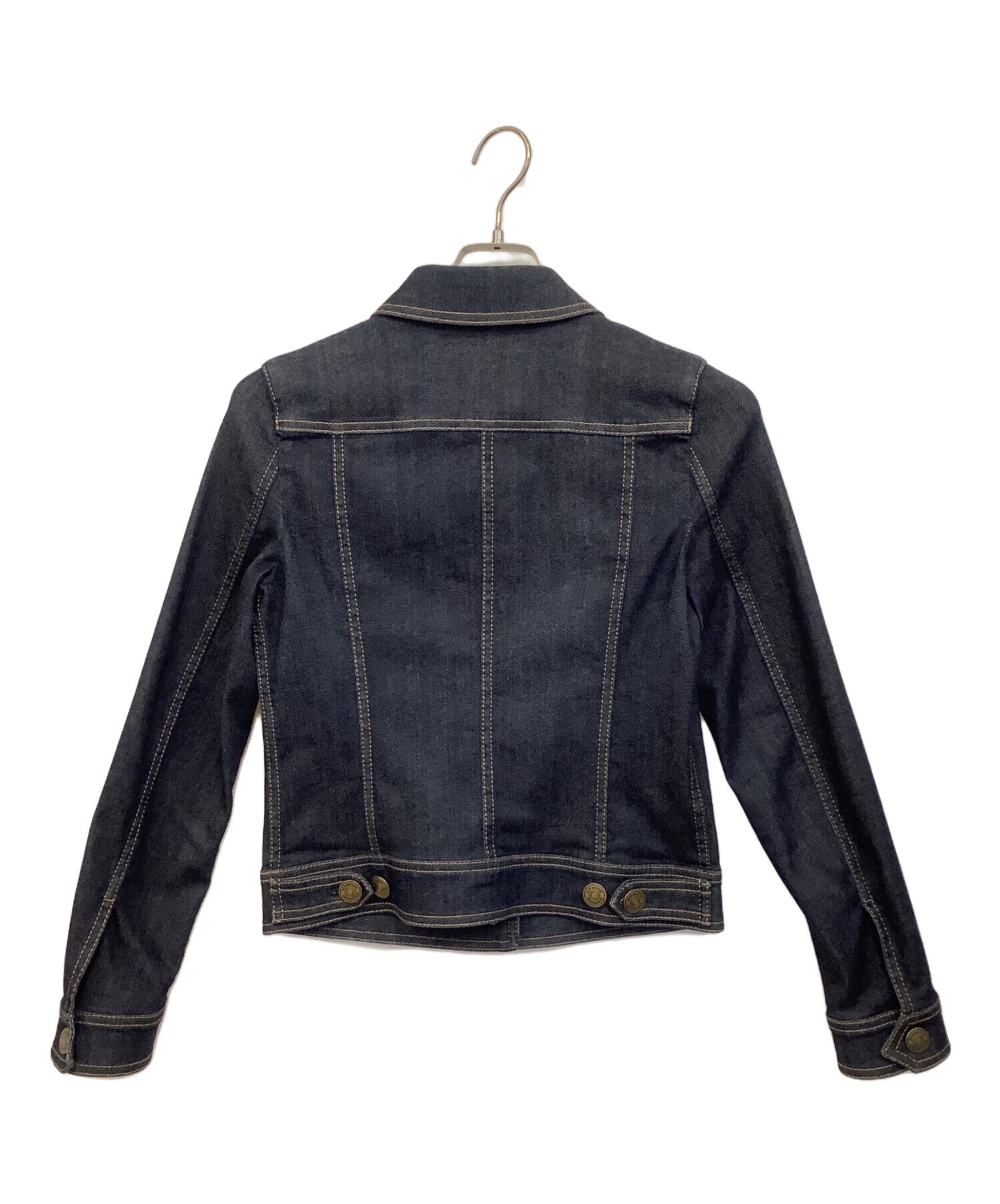 BURBERRY ロンドン ダークグレー デニムジャケット サイズ38 中古・古着通販】BURBERRY LONDON (バーバリーロンドン) デニム