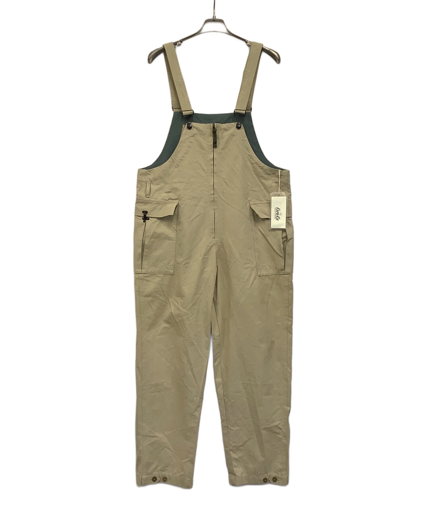 中古・古着通販】karaku (カラク) オーバーオール ベージュ サイズ:XL