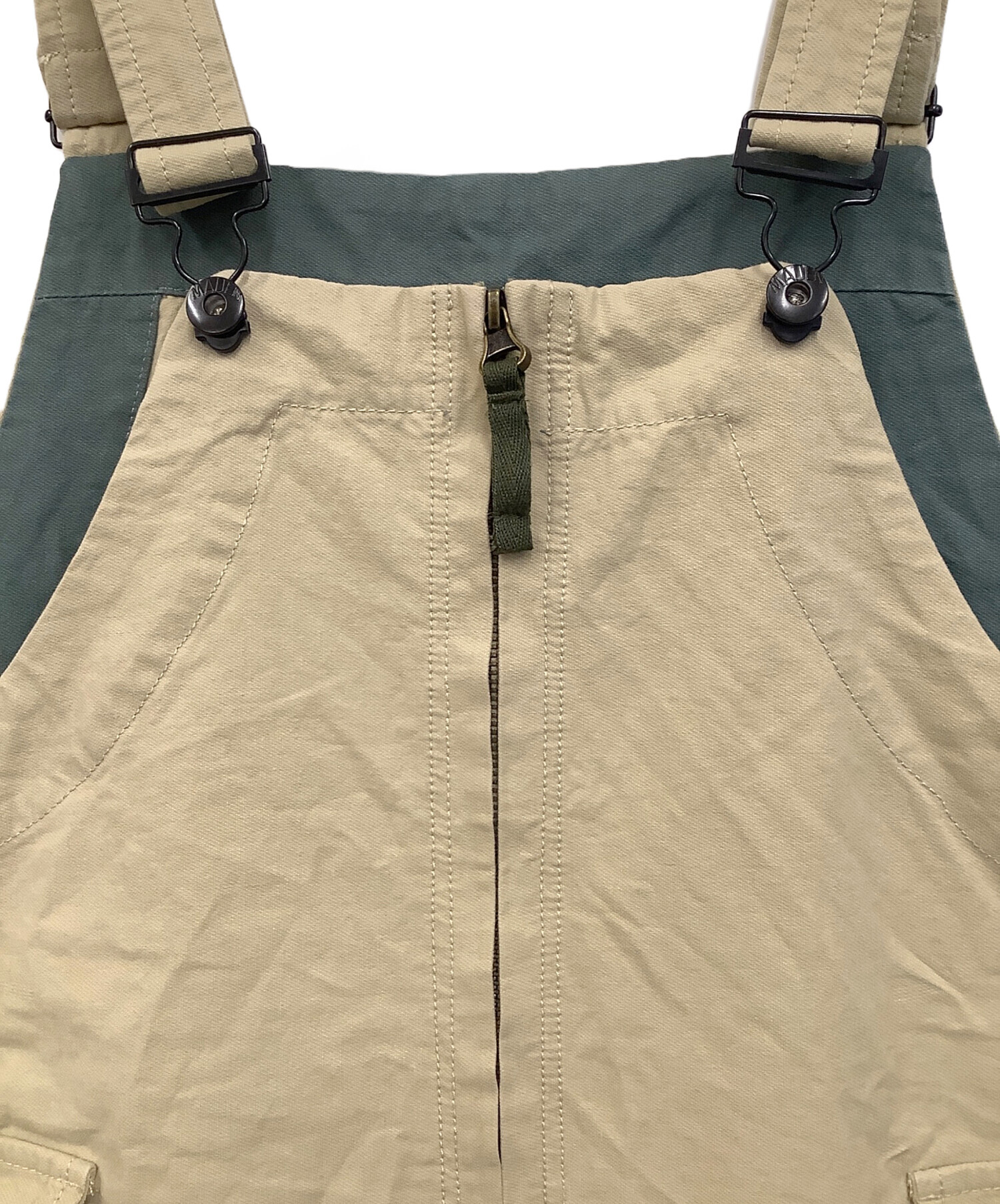 中古・古着通販】karaku (カラク) オーバーオール ベージュ サイズ:XL