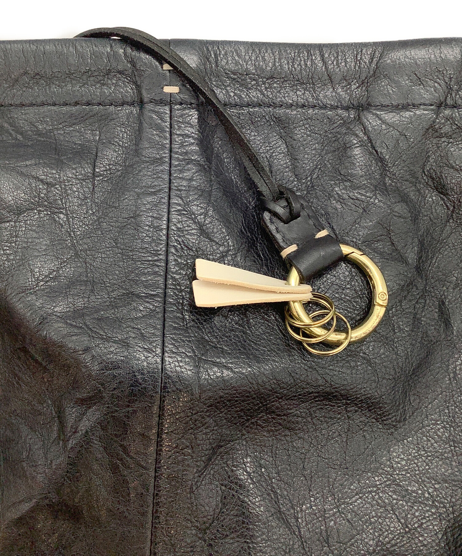 中古・古着通販】genten (ゲンテン) ルッソ2WAYバッグ ブラック