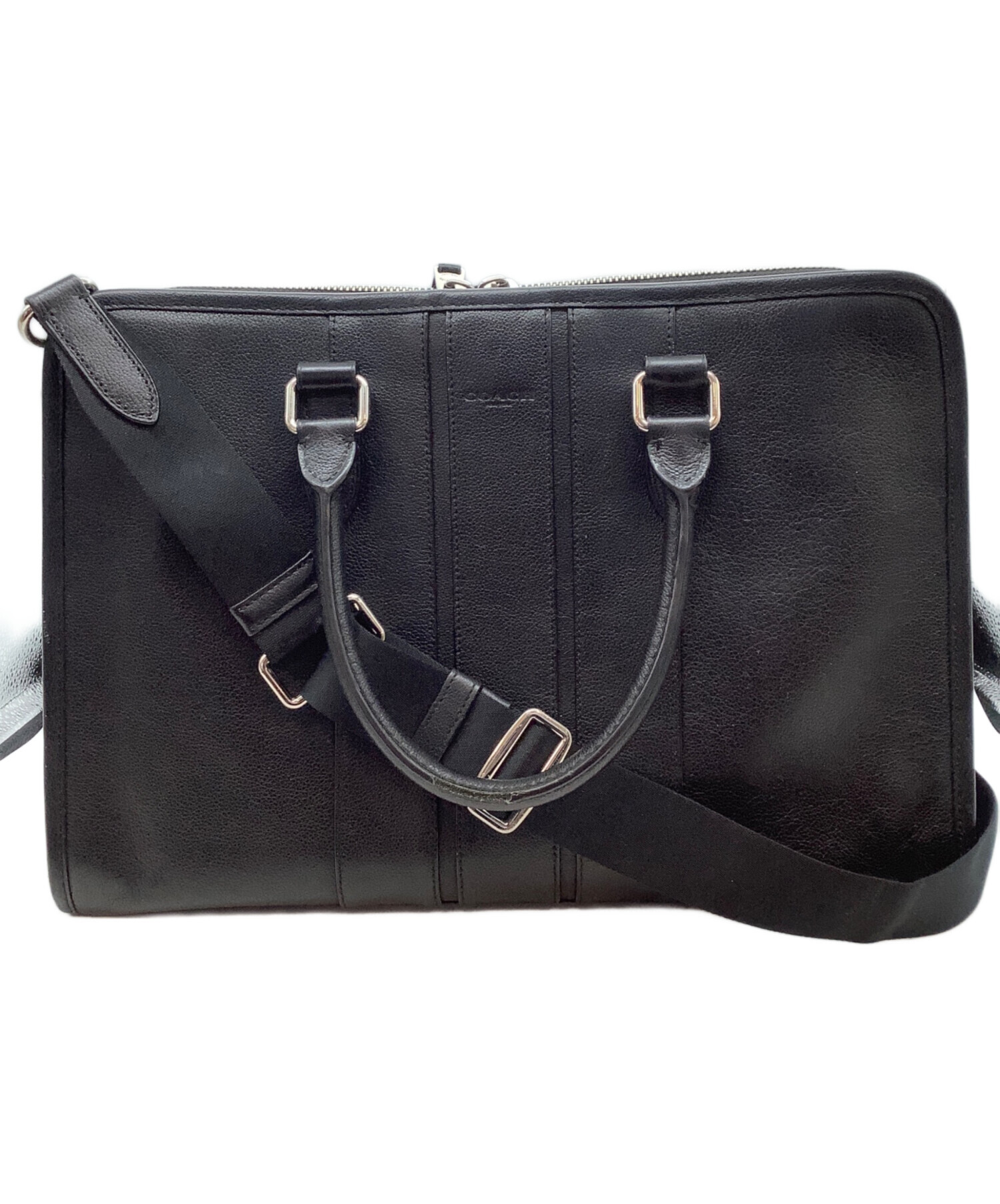 COACH コーチ2wayブリーフケース ビジネスバッグ　F72309 中古・古着通販】COACH (コーチ) 2WAYブリーフケース ブラック