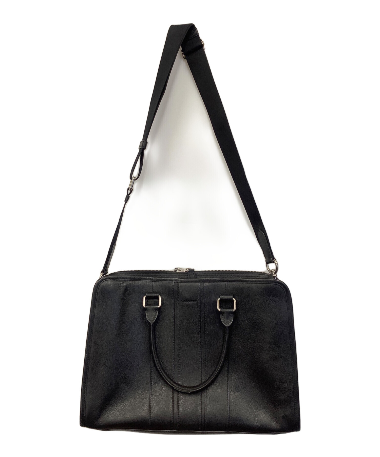 COACH コーチ2wayブリーフケース ビジネスバッグ　F72309 中古・古着通販】COACH (コーチ) 2WAYブリーフケース ブラック