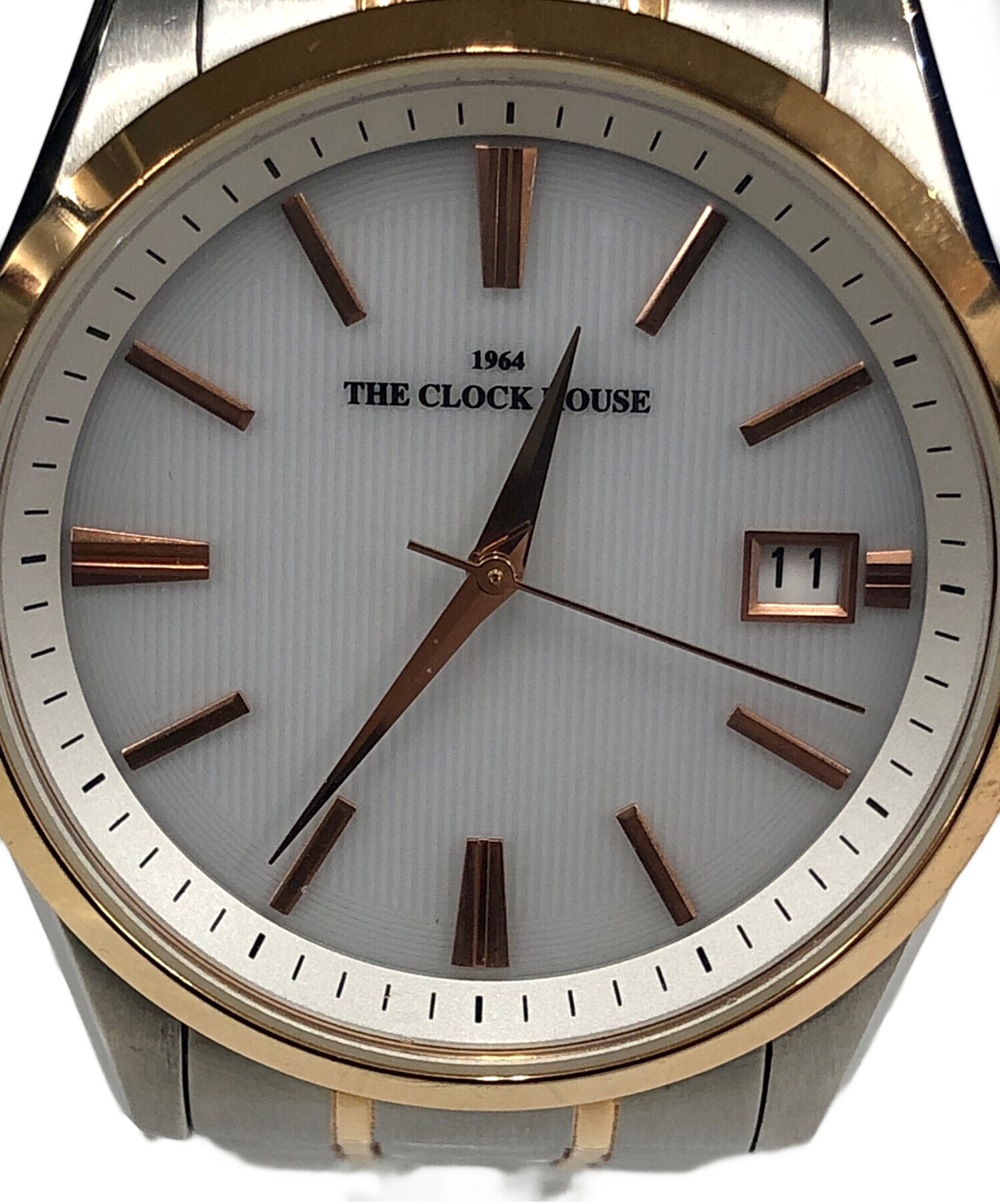 ふみ中古時計ページ 中古・古着通販】THE CLOCK HOUSE (ザクロックハウス) 腕時計 ホワイト