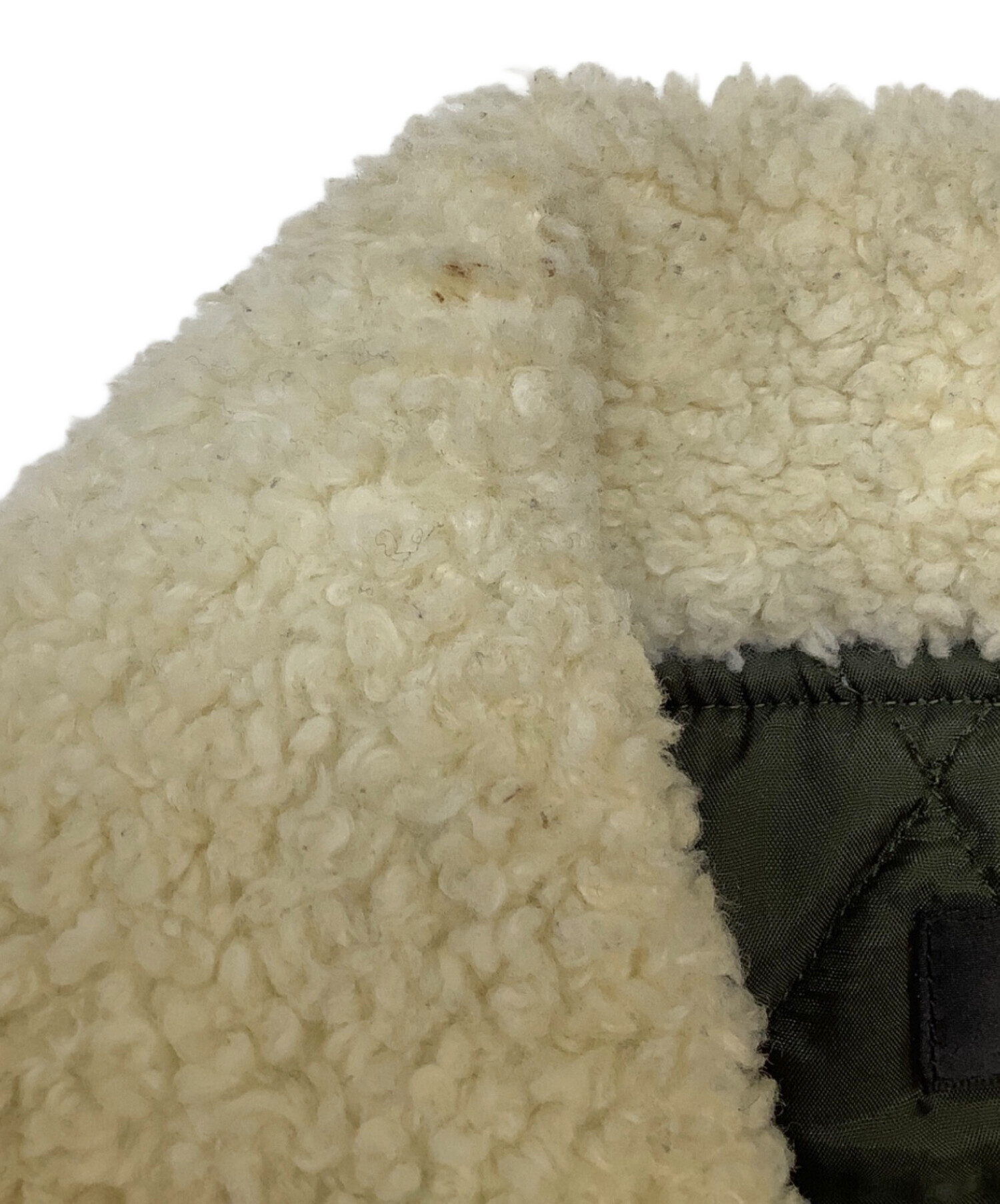 A.P.C./アーペーセー　襟ボア メルトンデッキジャケット 中古・古着通販】A.P.C. (アーペーセー) 襟ボアデッキジャケット