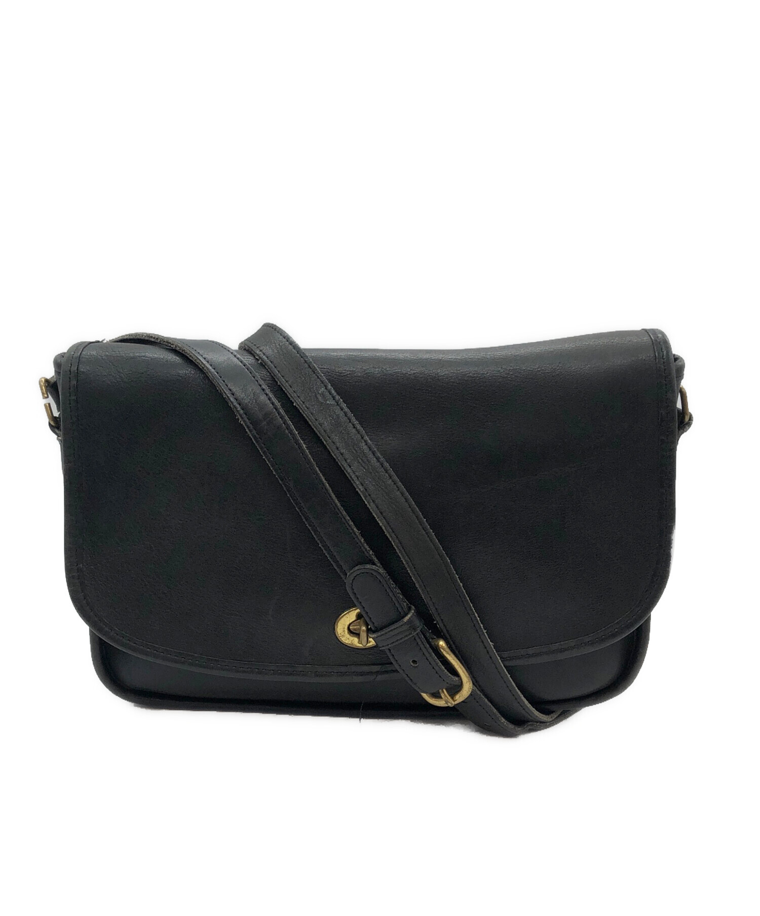 中古・古着通販】COACH (コーチ) ショルダーバッグ ブラック｜ブランド